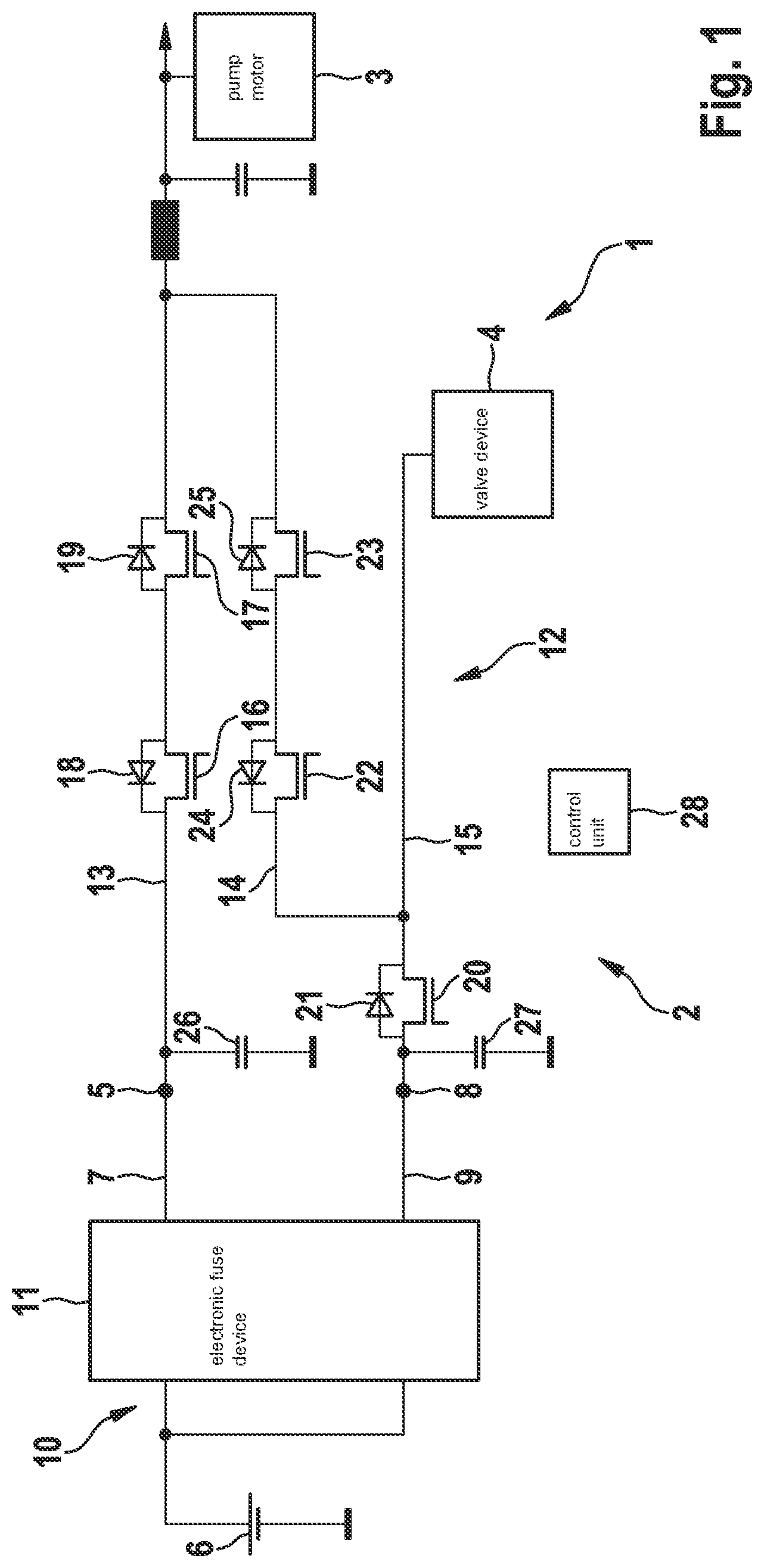 Patent US12103506 — Method for operating a pump motor of a control device, control device, motor vehicle — Figure 1