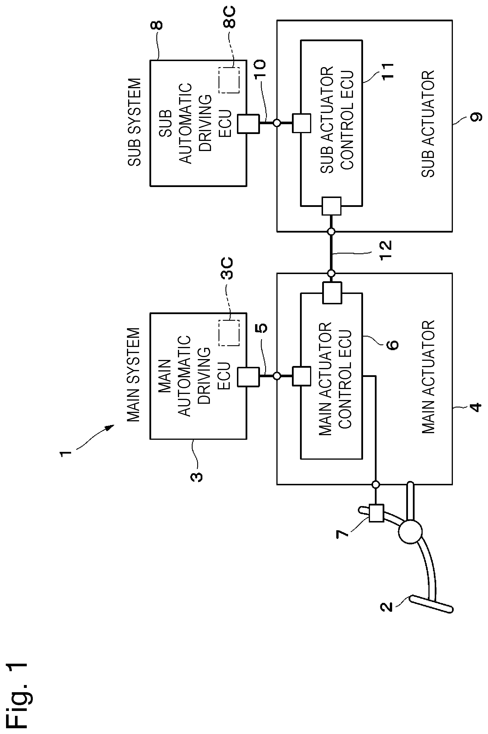 Patent US12103511 — Brake system — Figure 1