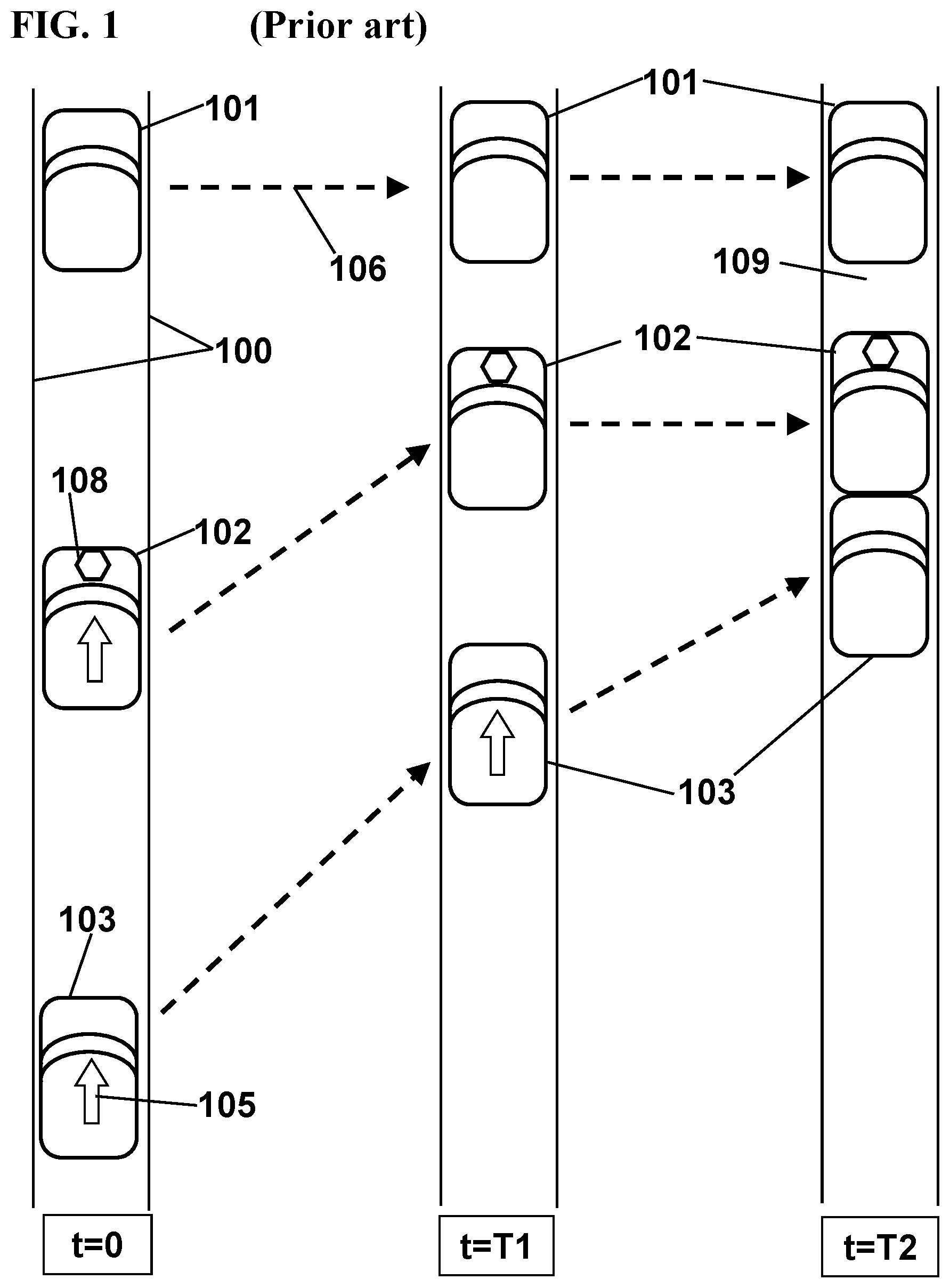 Patent US12103522 — Operating a vehicle according to an artificial intelligence model — Figure 1