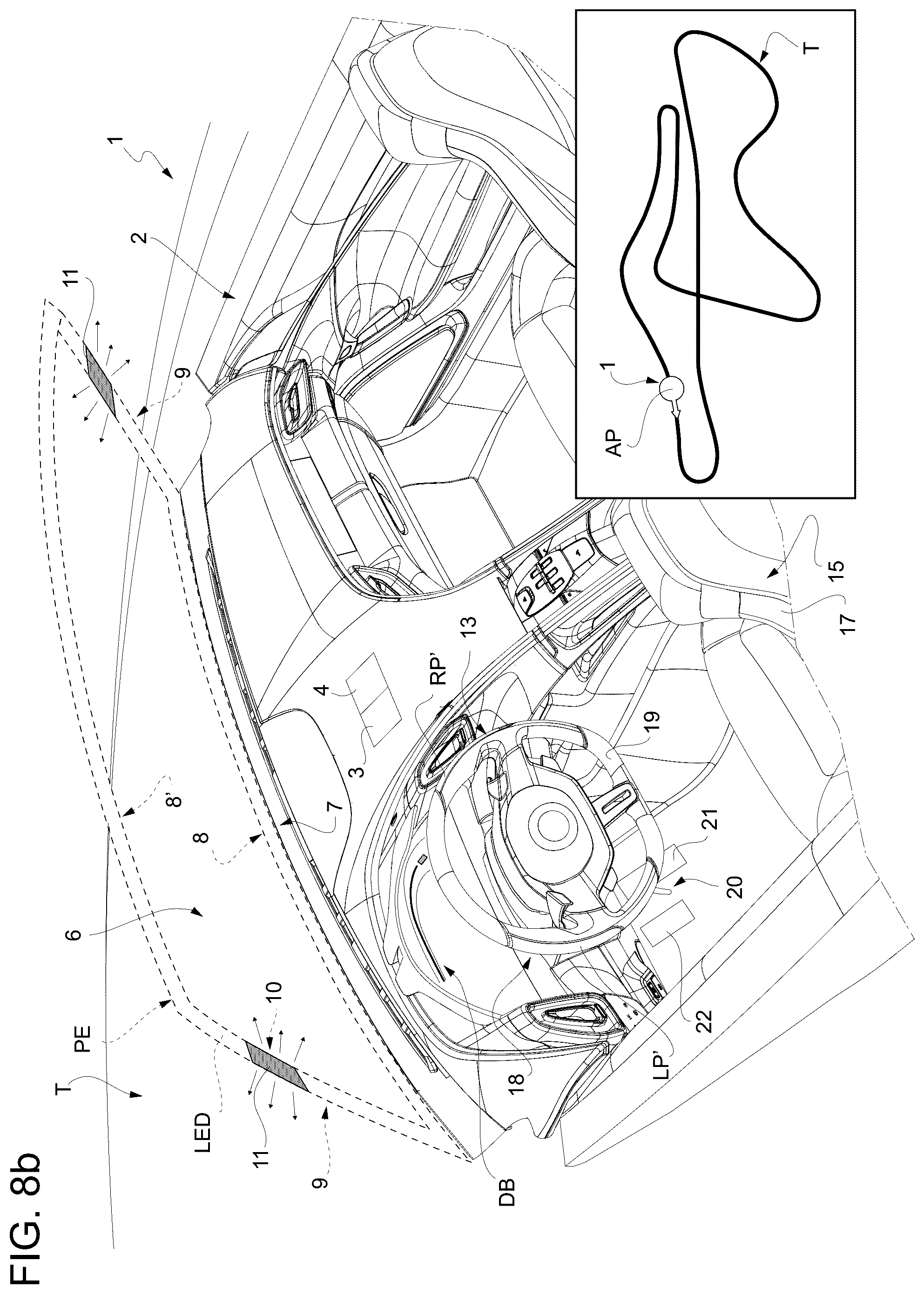Patent US12103551 Figure 9 – Method for the performance-enhancing driver assistance of a road vehicle and related road vehicle