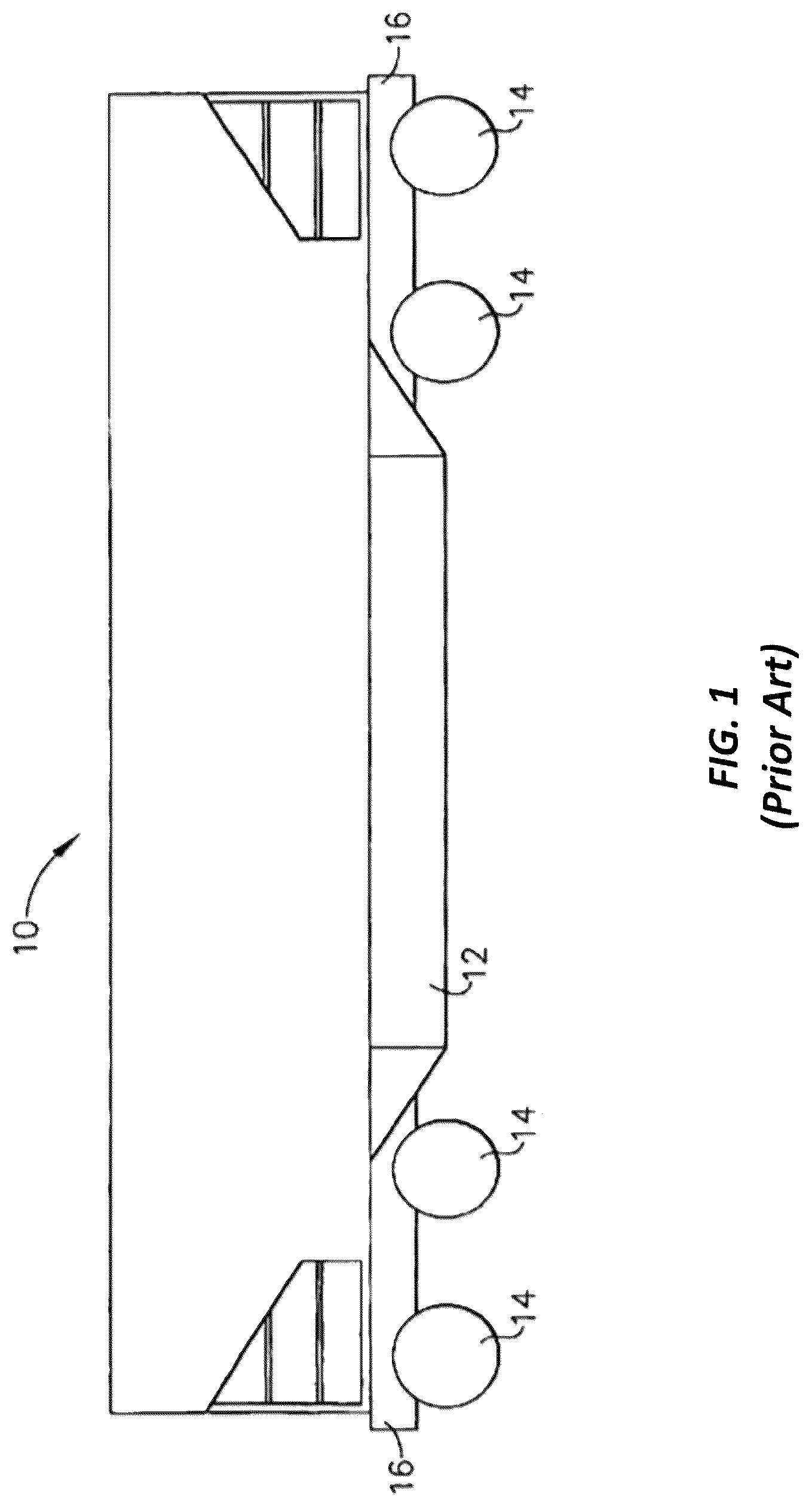 Patent US12103571 — Longitudinal door operating mechanism — Figure 1