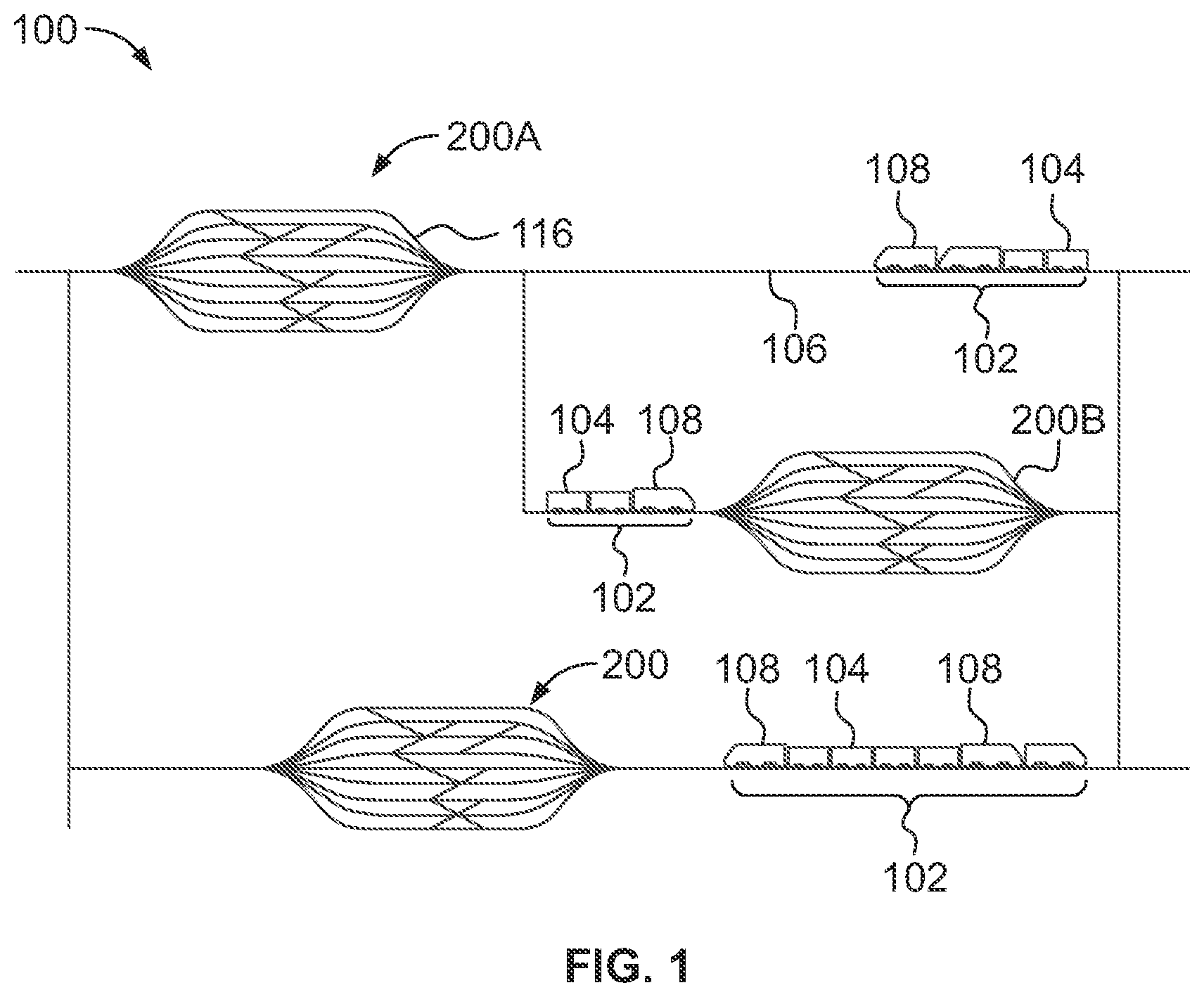 Patent US12103573 — Control system and method for a transportation network — Figure 1