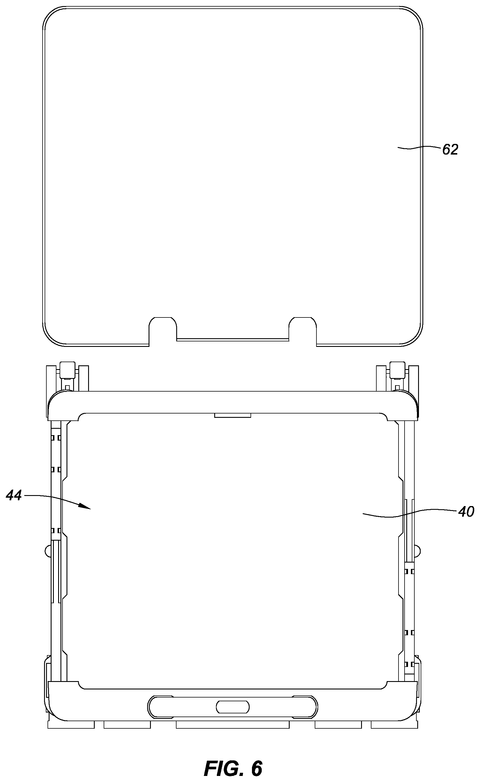 Patent US12103576 Figure 6 – Stackable collapsible carts