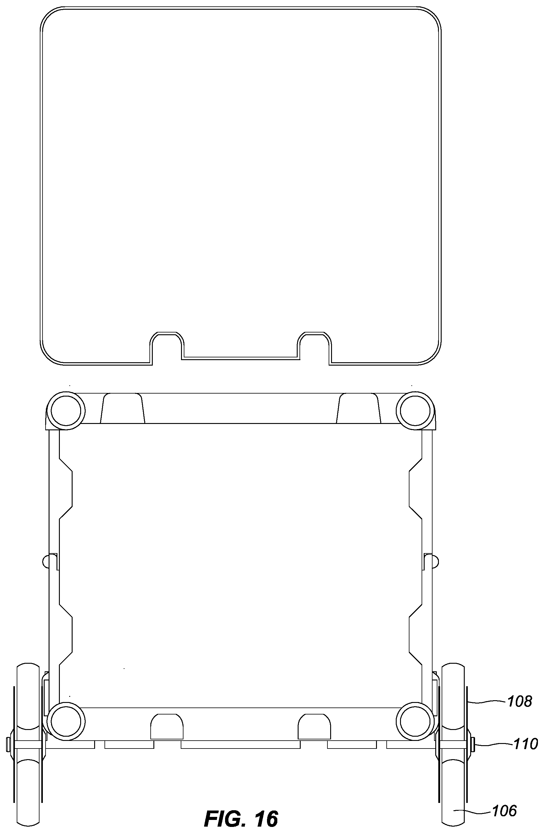 Patent US12103576 Figure 16 – Stackable collapsible carts