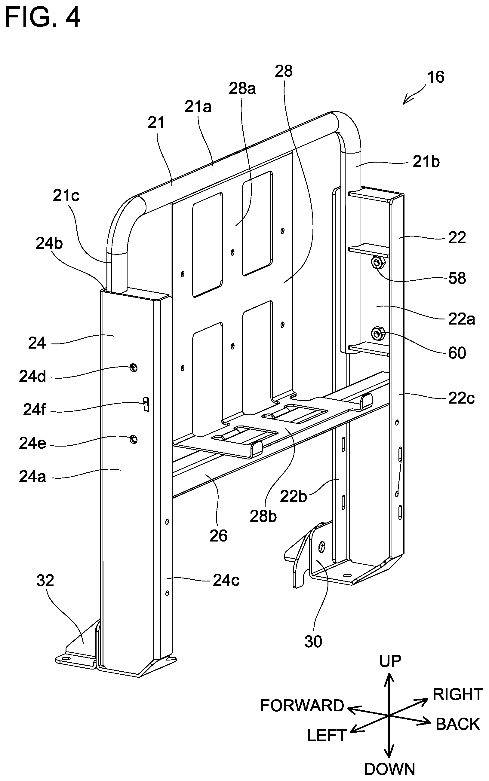Patent US12103579 Figure 4 – Working machine