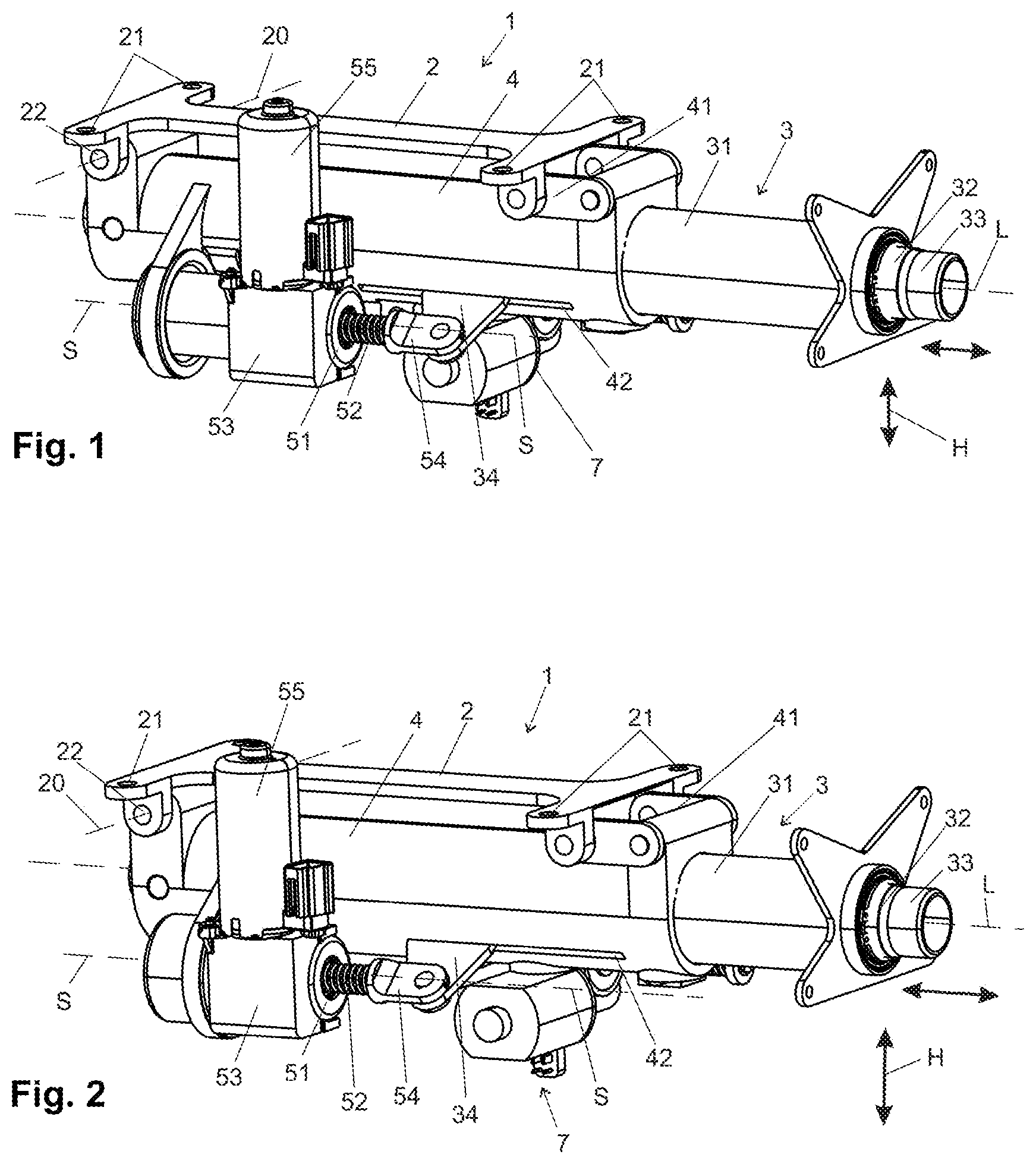 Patent US12103583 — Steering system for a motor vehicle — Figure 1