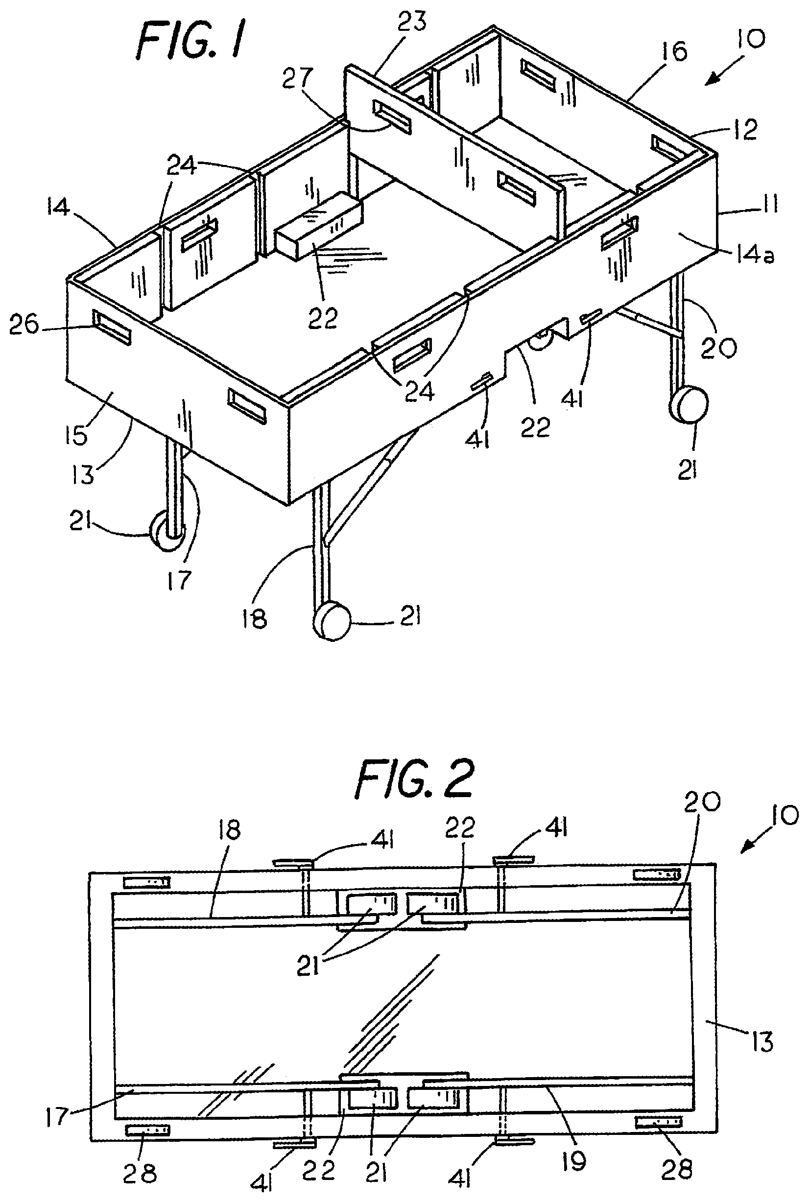 Patent US12103599 — Truck bed storage box — Figure 1
