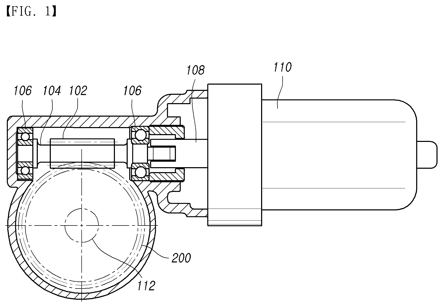 Patent US12103606 — Worm wheel of steering system speed reducer, and manufacturing method therefor — Figure 1