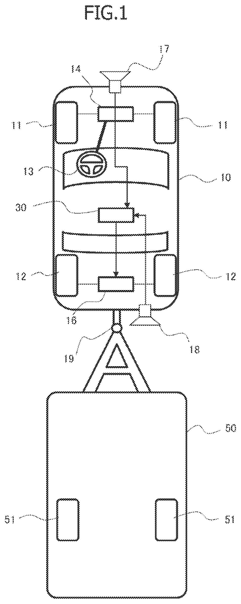 Patent US12103616 — Steering control device, steering control method, and steering control system — Figure 1