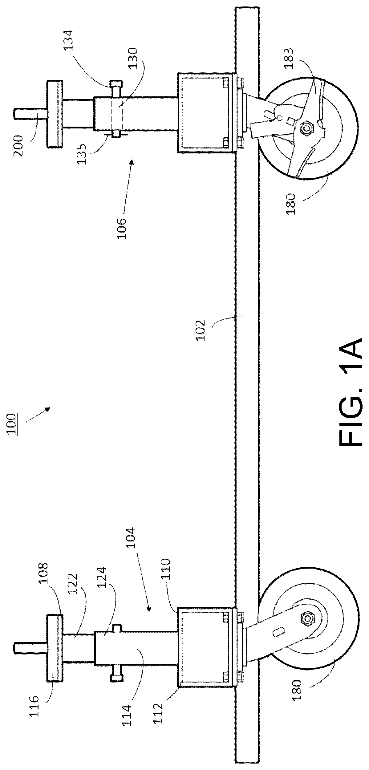 Patent US12103621 — Electric vehicle battery support and transport assemblies — Figure 1