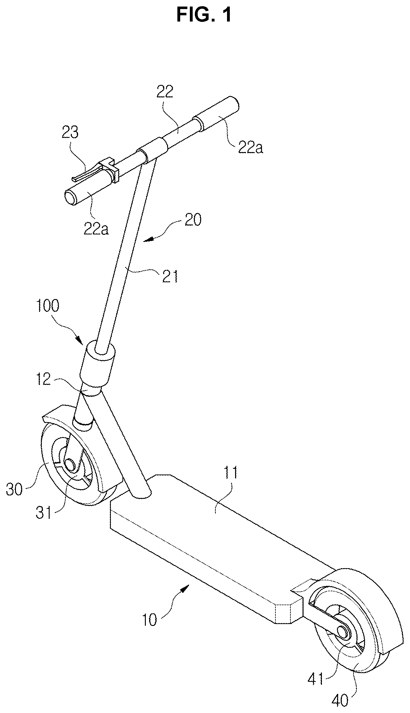 Patent US12103632 — Personal mobility and control method thereof — Figure 1