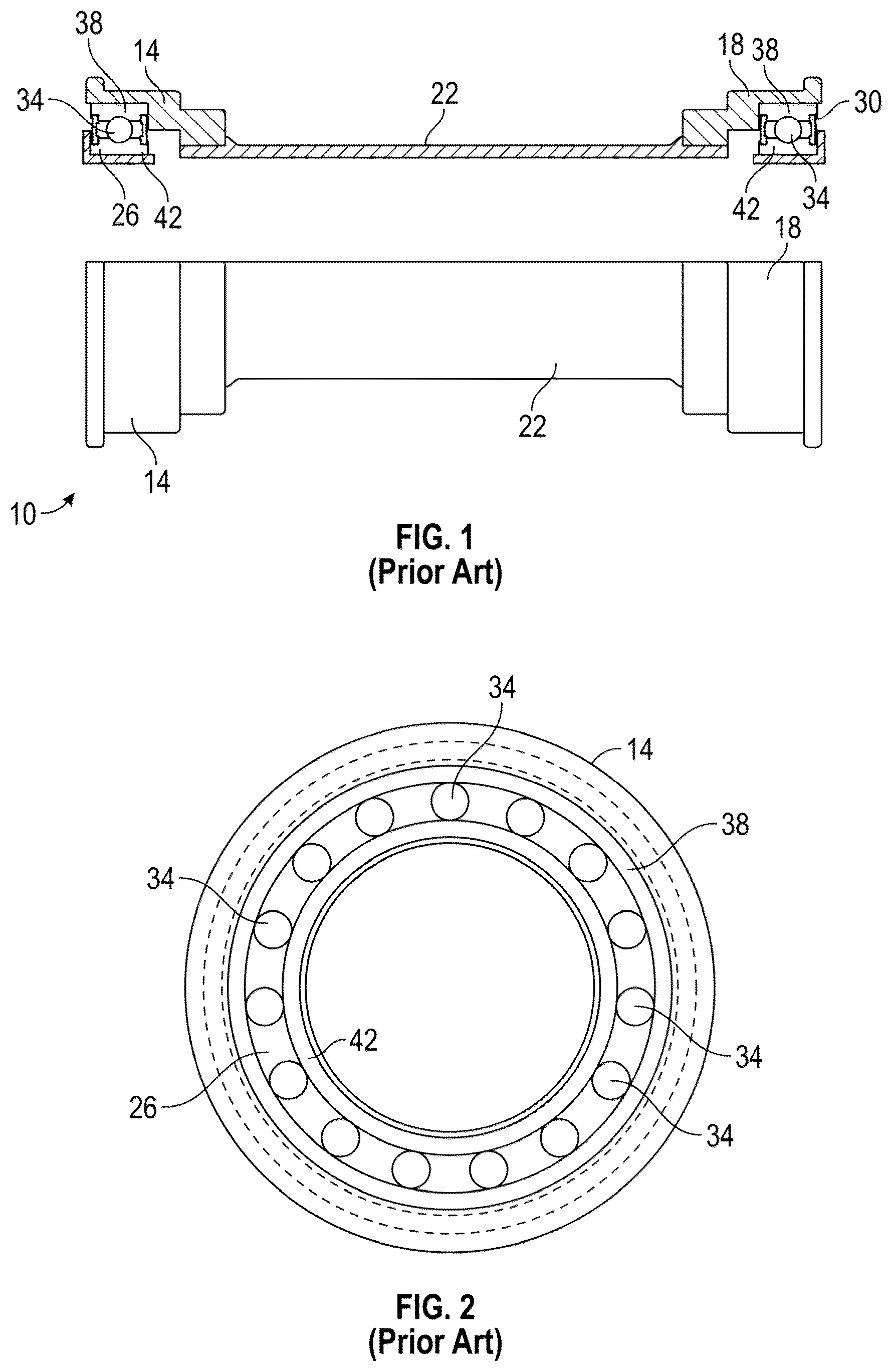 Patent US12103637 — Bicycle bearing system — Figure 1