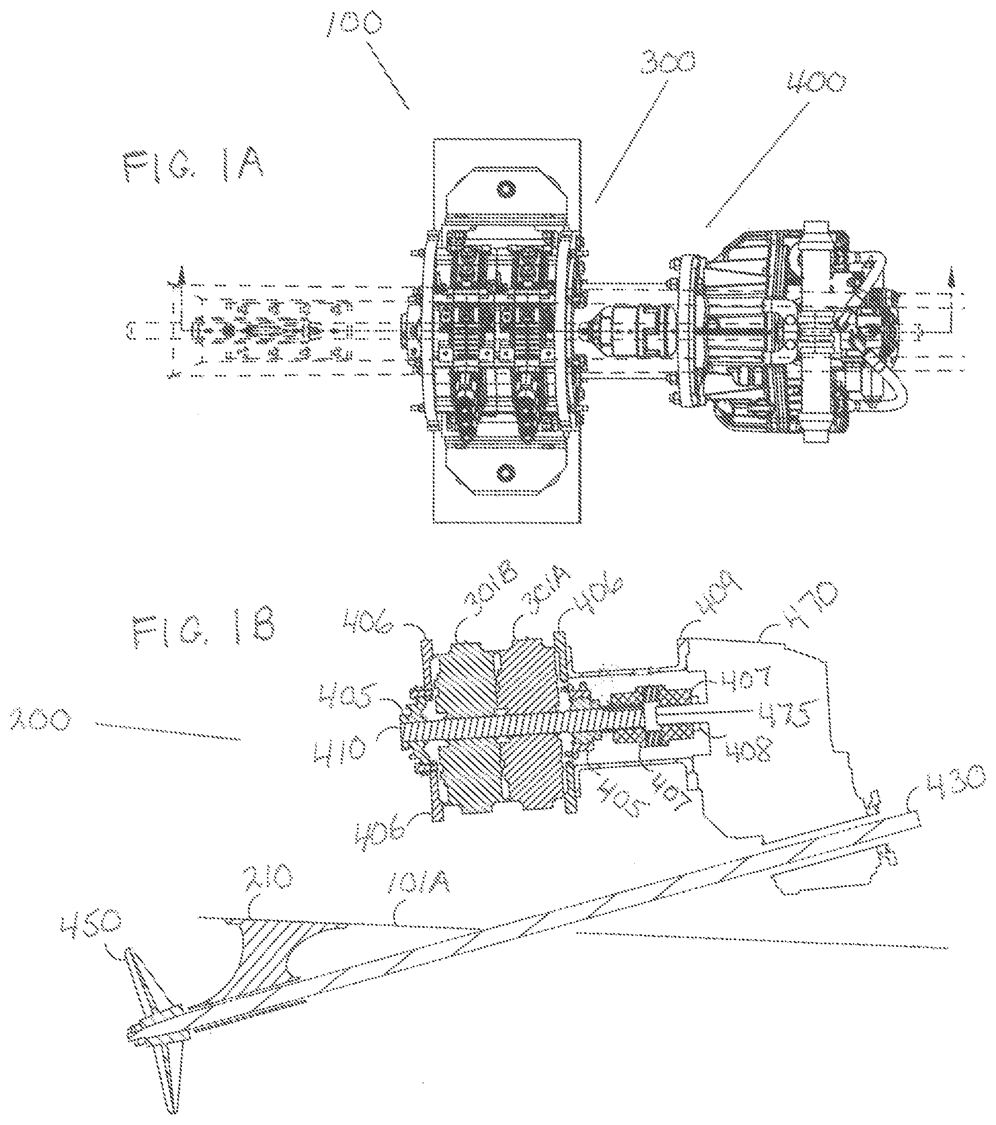 Patent US12103652 — Axial flux propulsion system for an electric boat — Figure 1
