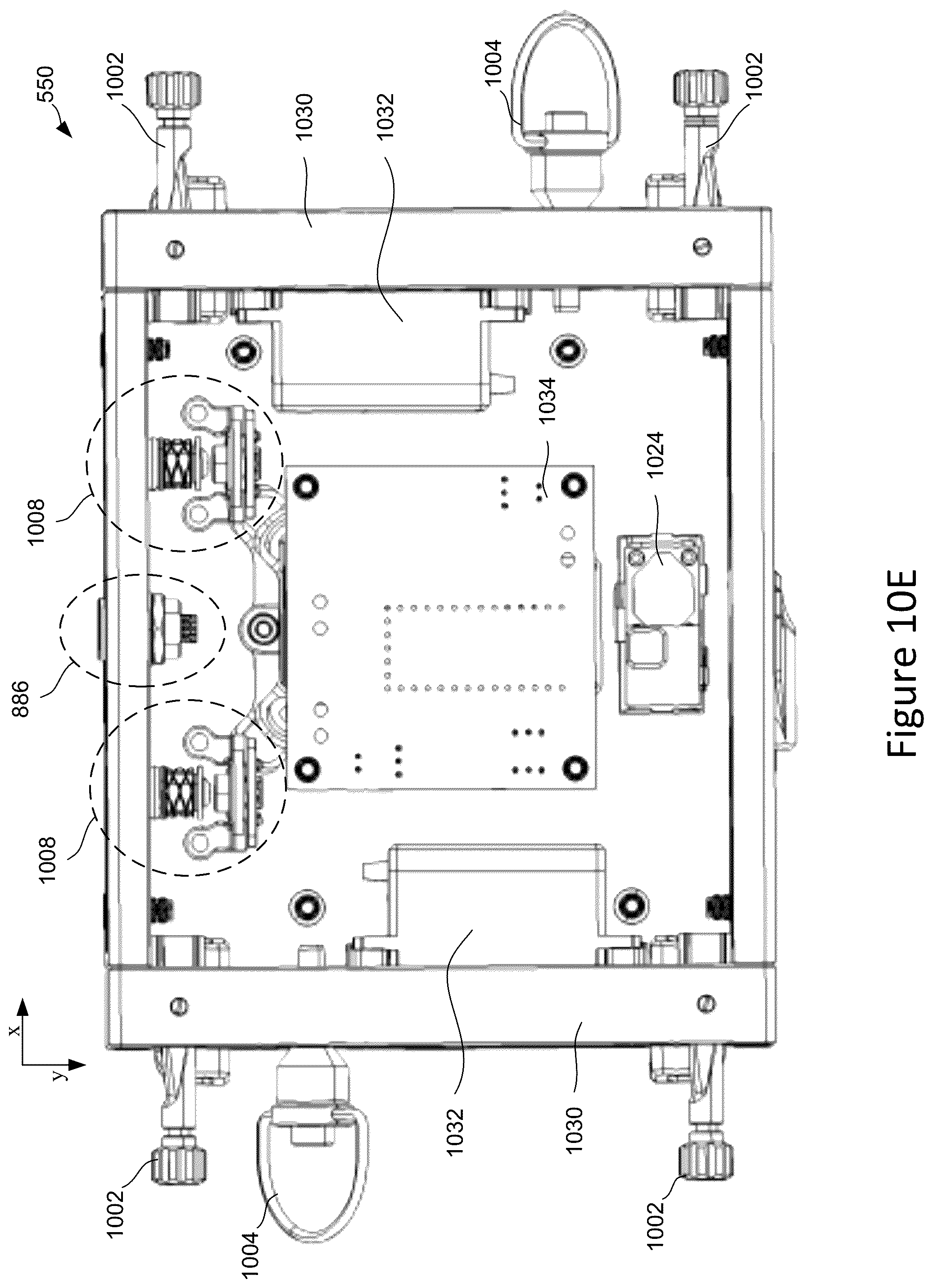Patent US12103683 Figure 13 – UAV drop-plate for drop-payloads