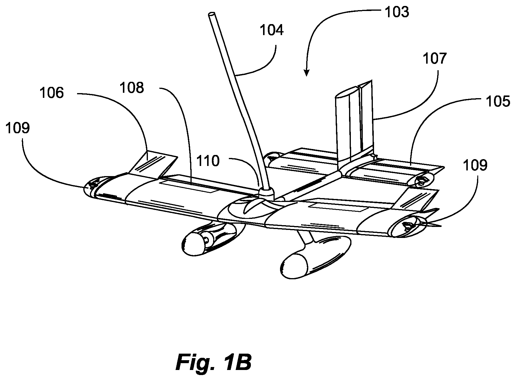Patent US12103701 Figure 2 – Aircraft winch cable stabilizer