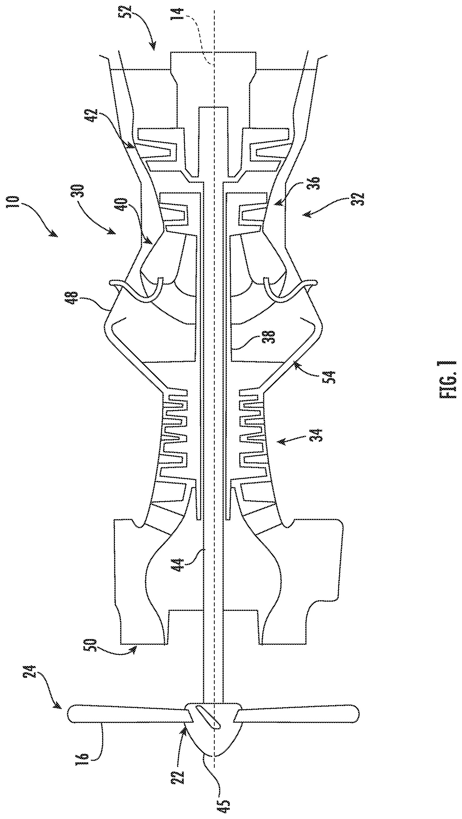 Patent US12103702 — Removeable fuselage shield for an aircraft — Figure 1