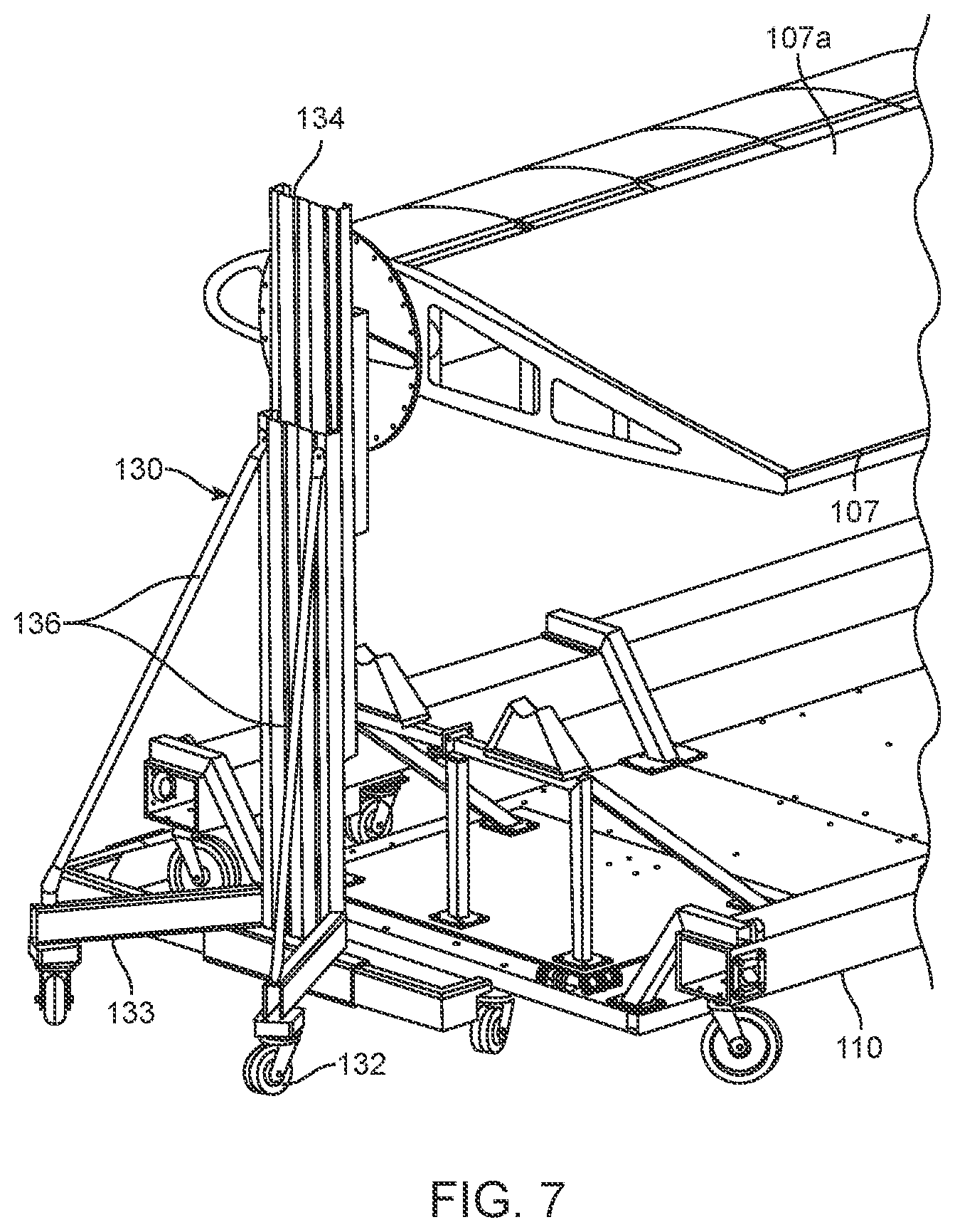 Patent US12103707 Figure 7 – Ground support equipment for a high altitude long endurance aircraft
