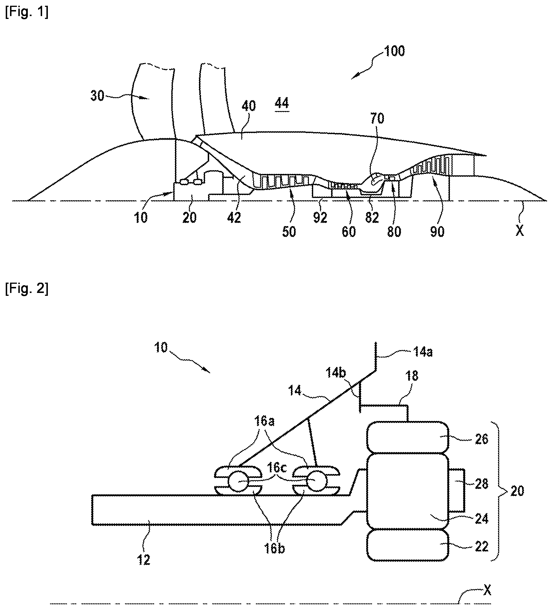 Patent US12103709 — Pre-assembly method for an aircraft turbomachine — Figure 1