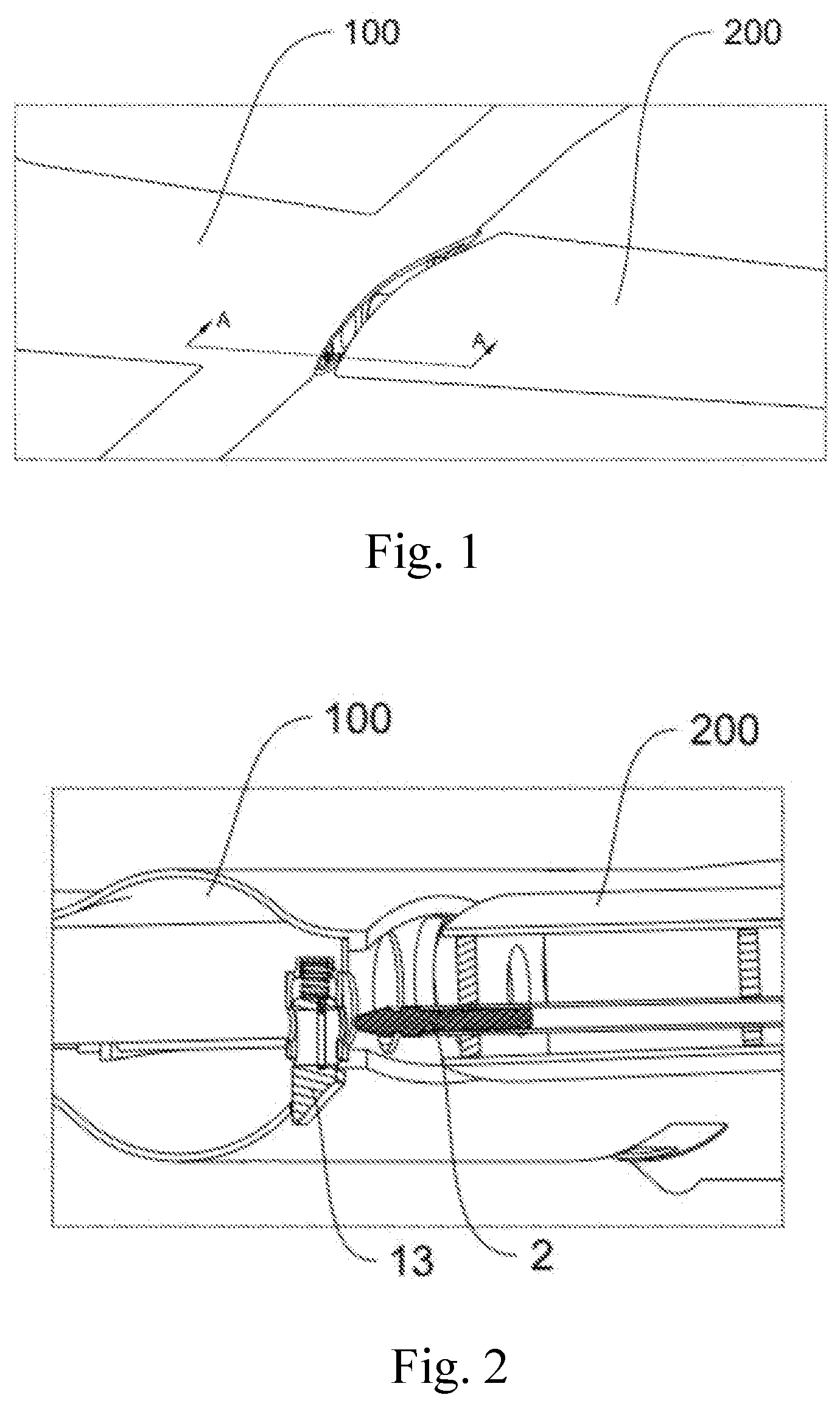 Patent US12103717 — Quick-release wing structure and an unmanned aerial vehicle using the same — Figure 1