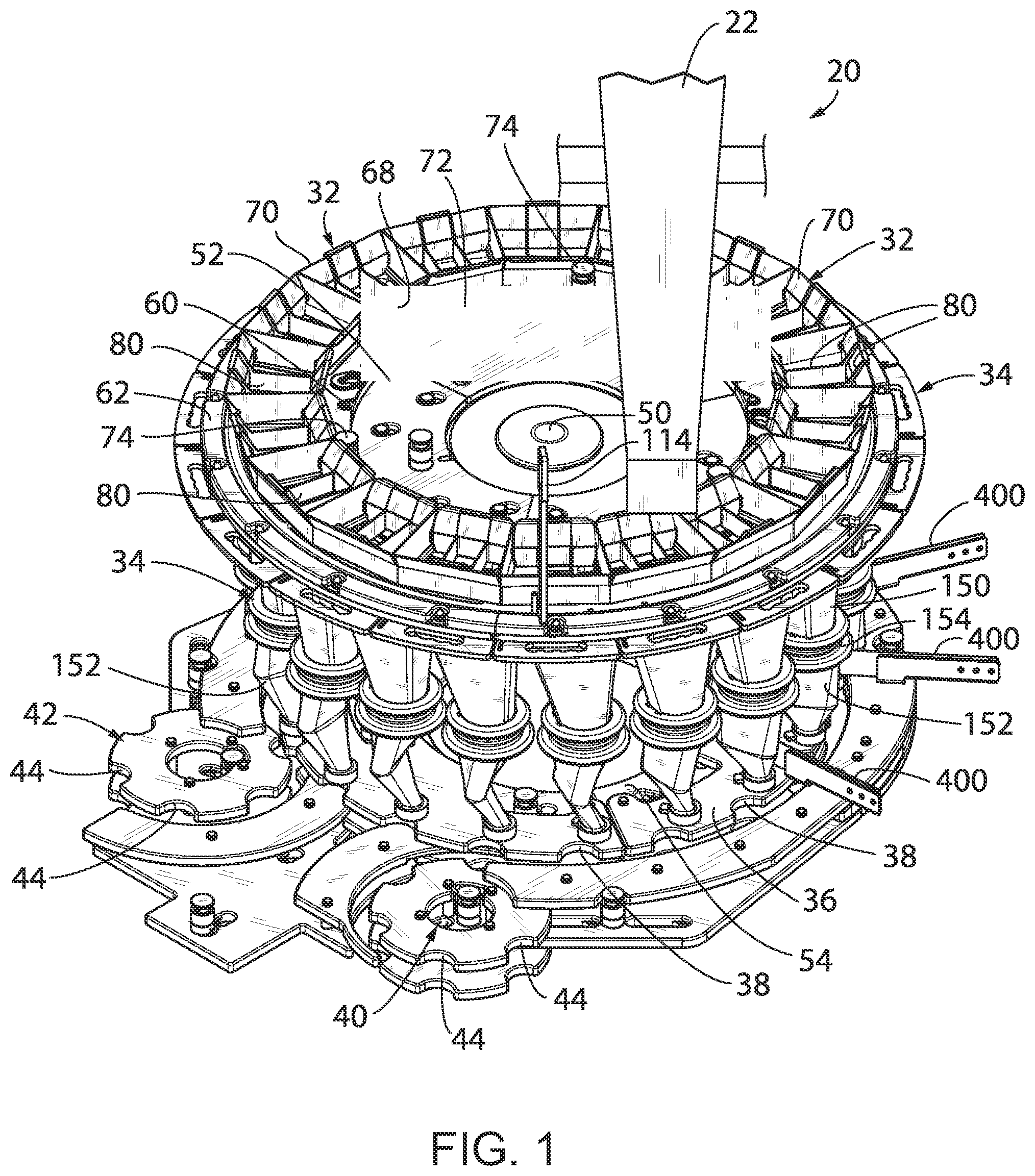 Patent US12103721 — Rotary filling machine — Figure 1