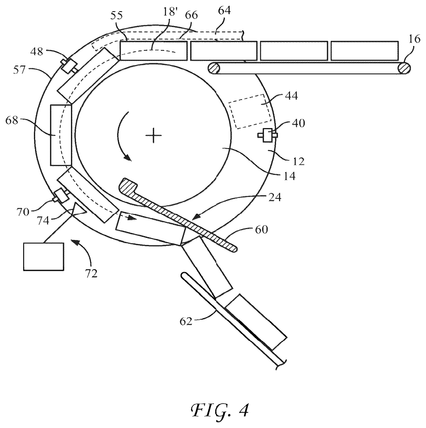 Patent US12103726 Figure 3 – System adapted to promote re-utilization of a rejected container loaded with content