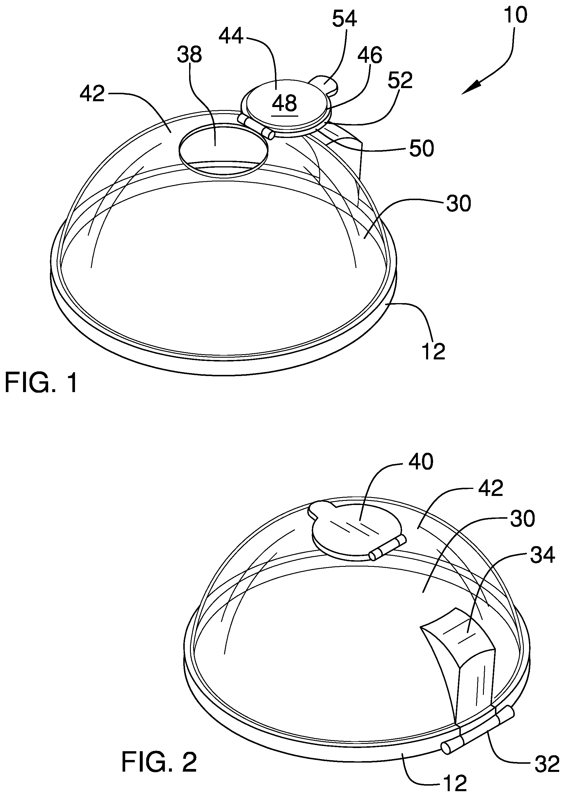 Patent US12103741 — Hinged tub covering device — Figure 1