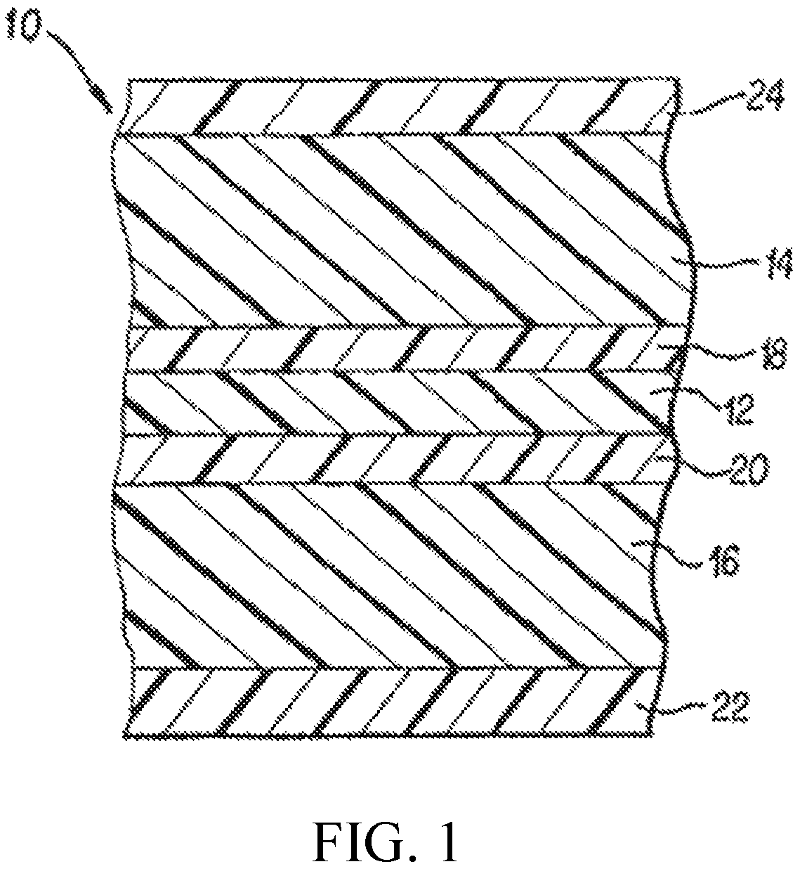 Patent US12103752 — Vacuum skin package having implosion-resistant top web — Figure 1