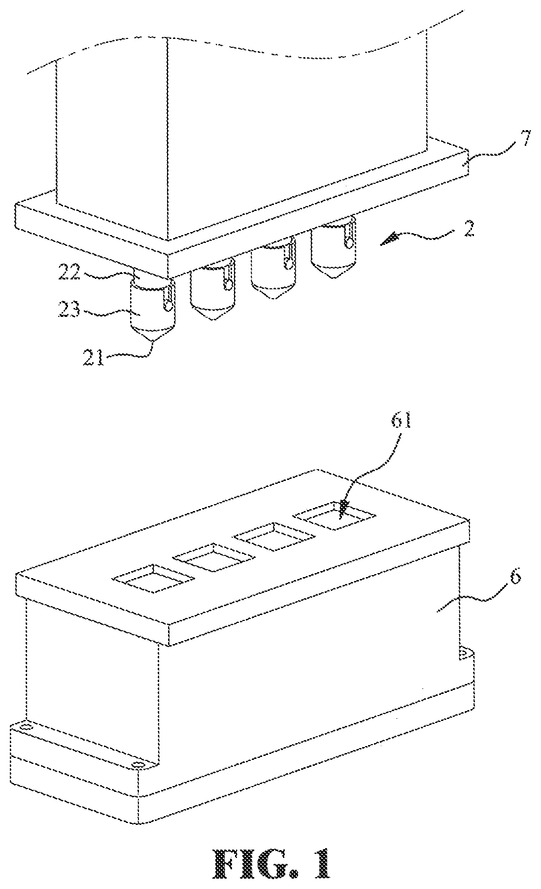 Patent US12103789 — Electronic device pick-and-place system and electronic device testing apparatus having the same — Figure 1