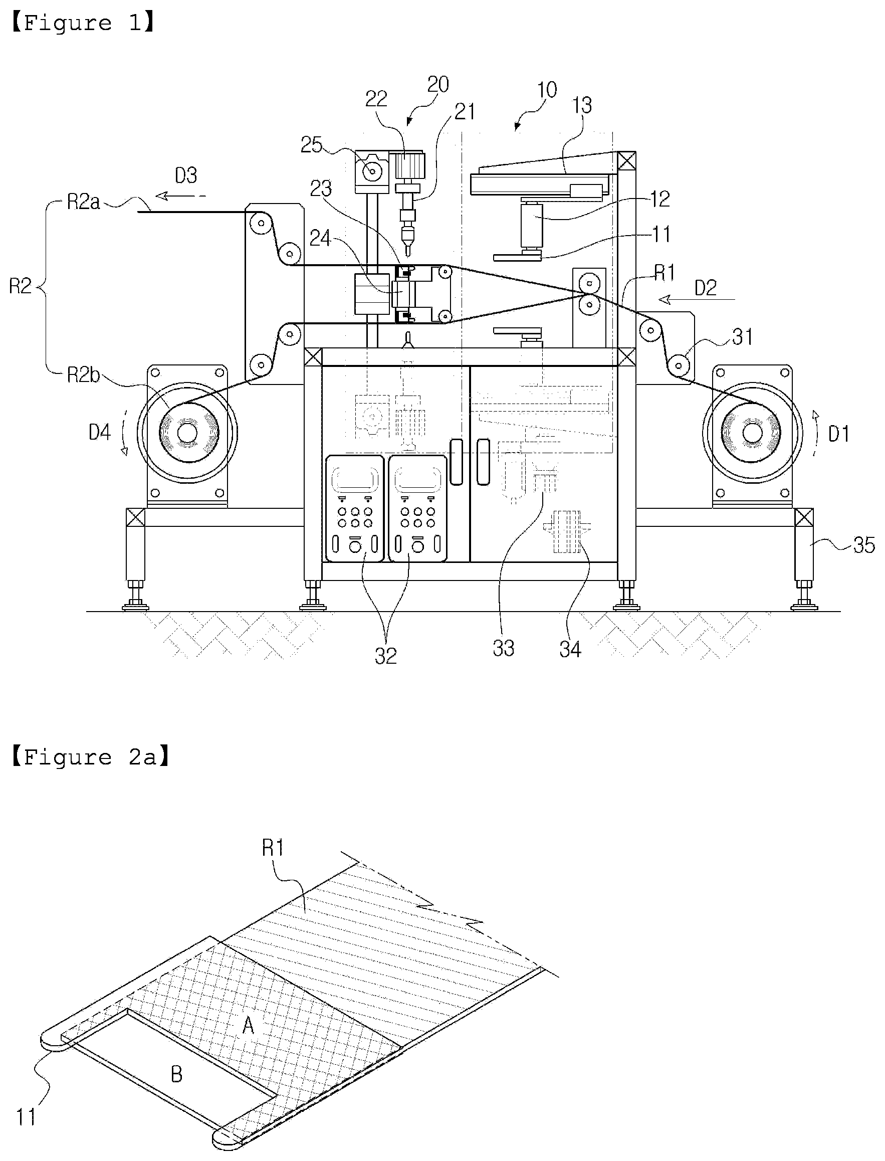 Patent US12103801 Figure 1 – Raw material supply device for separator of secondary battery