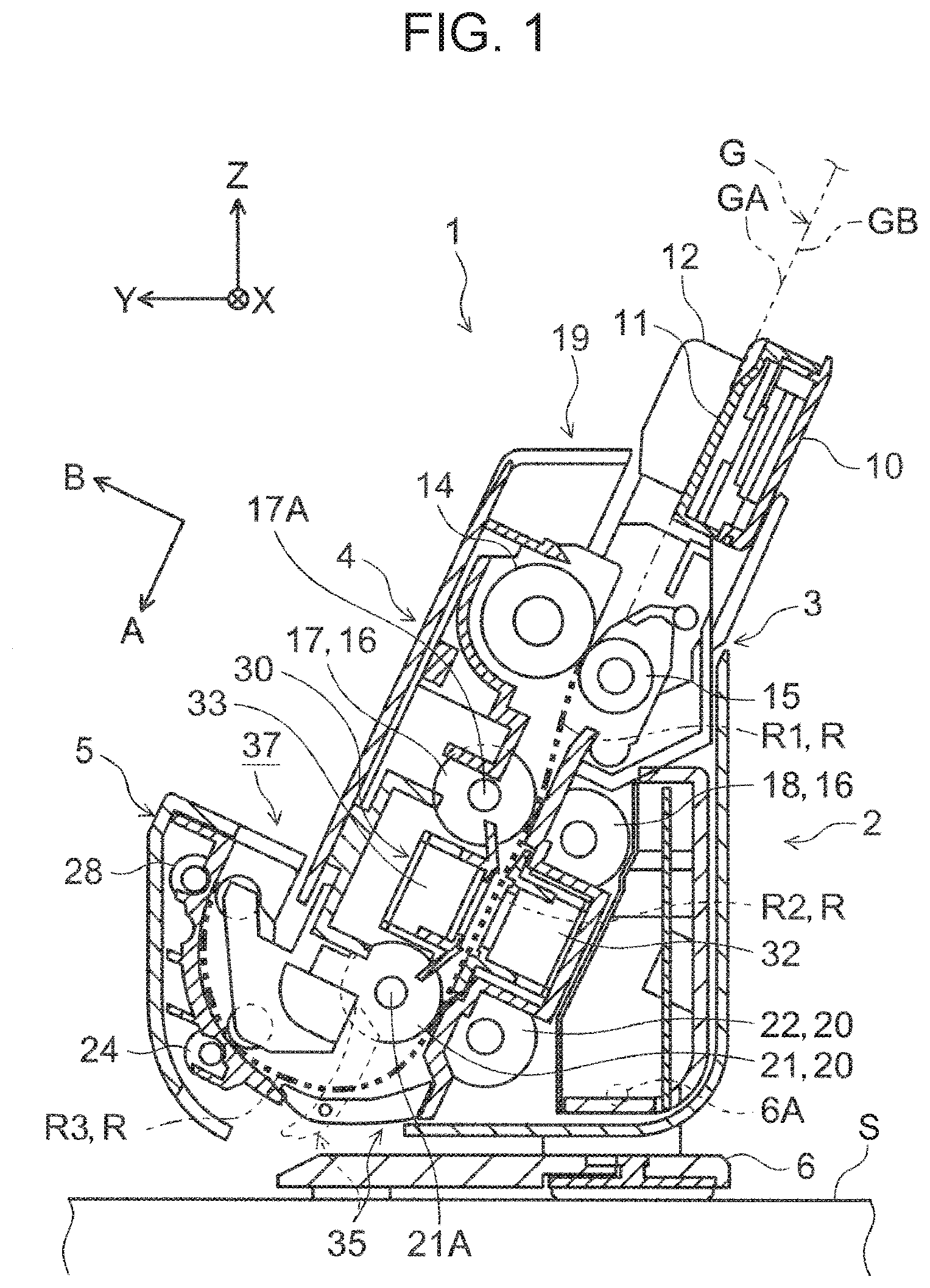 Patent US12103809 — Image reading apparatus — Figure 1