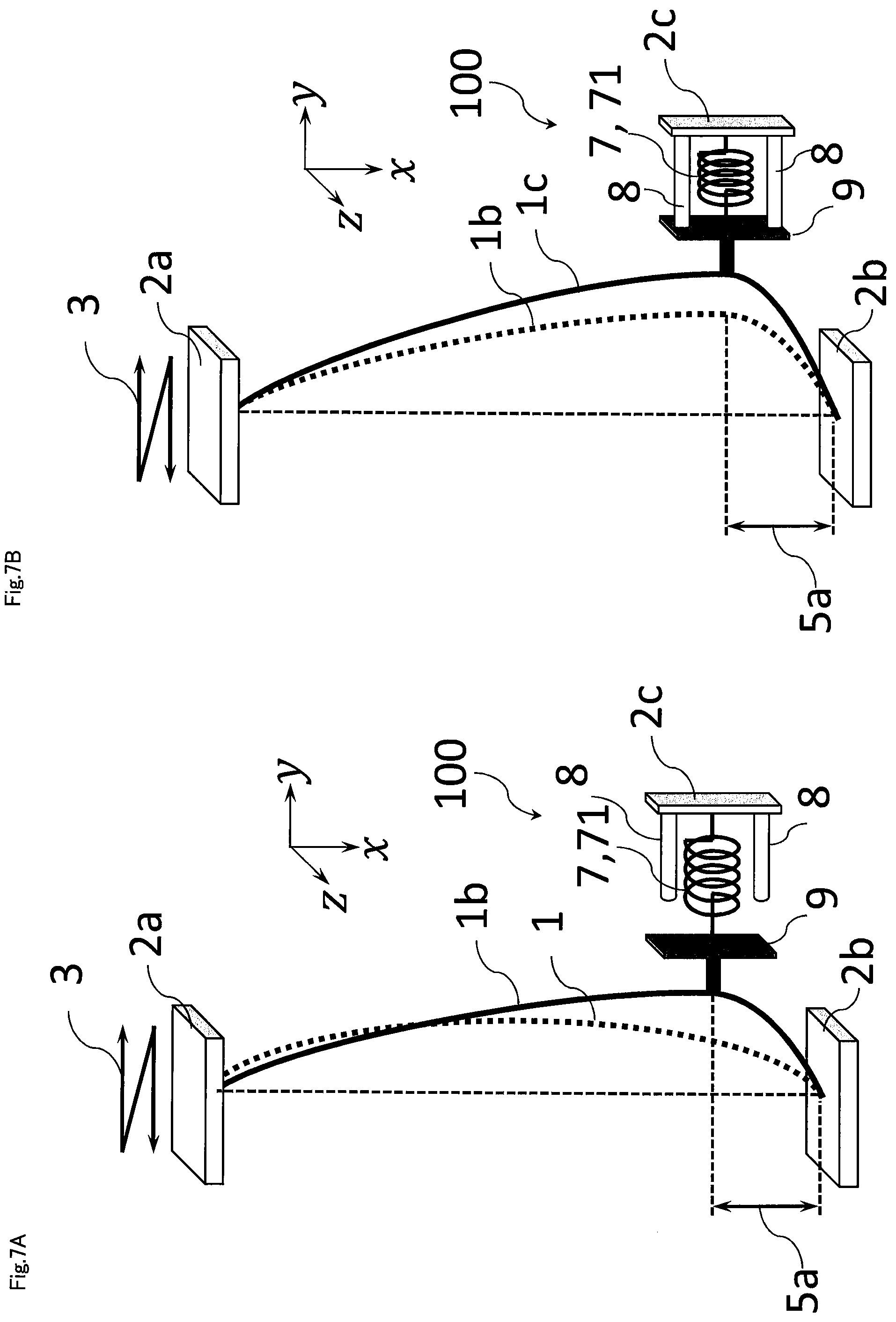 Patent US12103823 Figure 7 – Vibration damping device and elevator apparatus