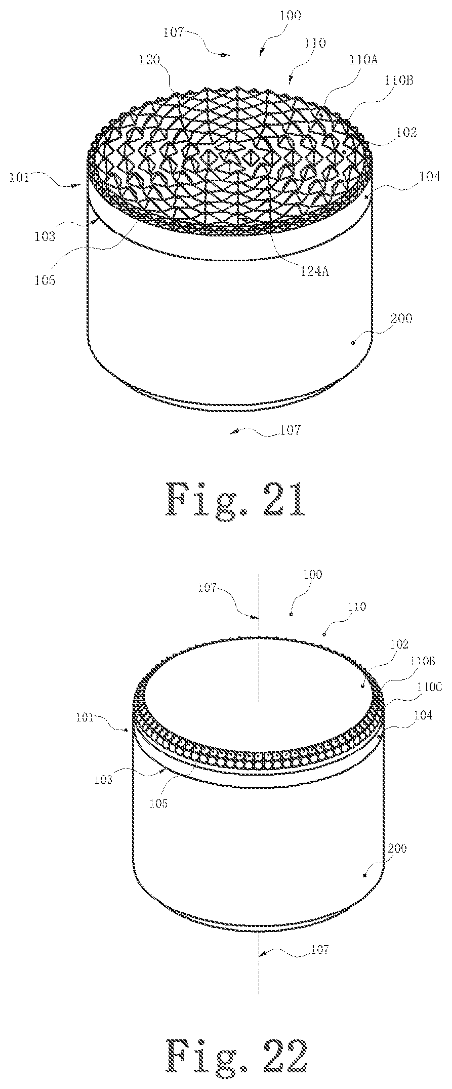 Patent US12103853 Figure 11 – Polycrystalline diamond compact table with polycrystalline diamond extensions therefrom