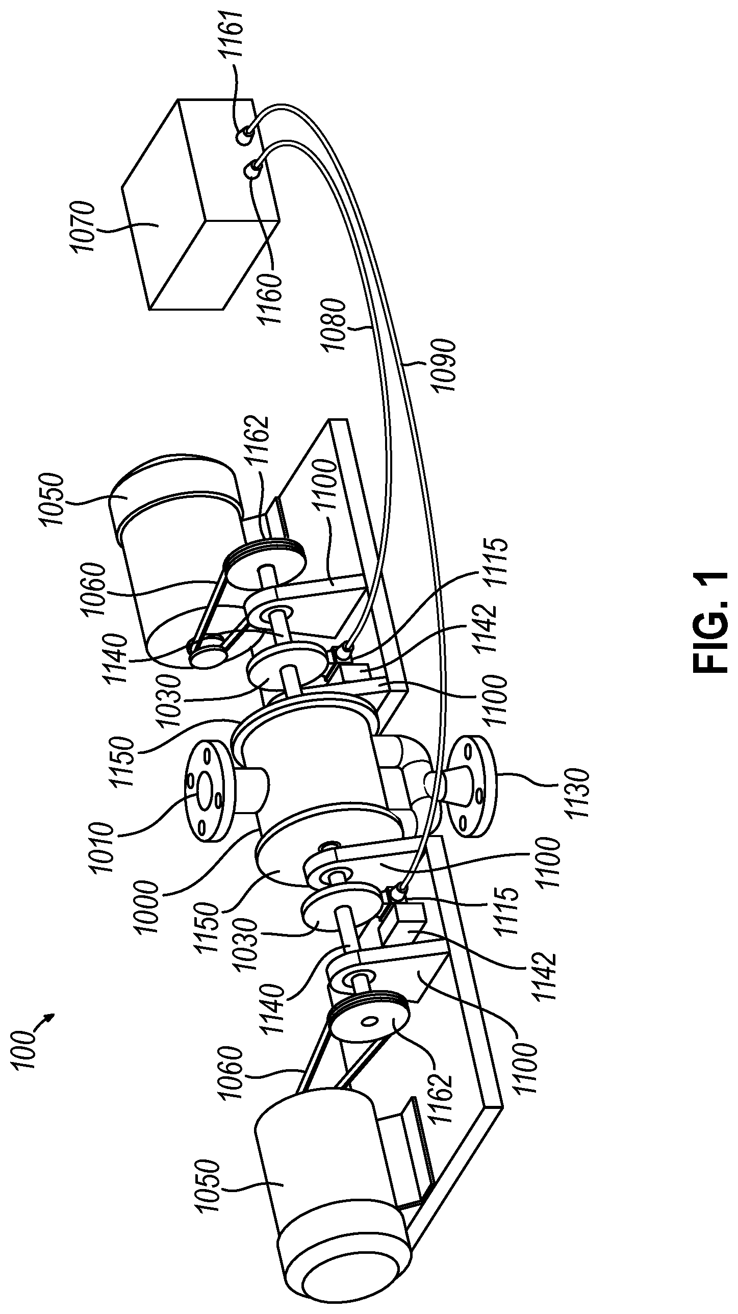 Patent US12103868 — Process and apparatus for multi-phase reaction processing of liquids — Figure 1