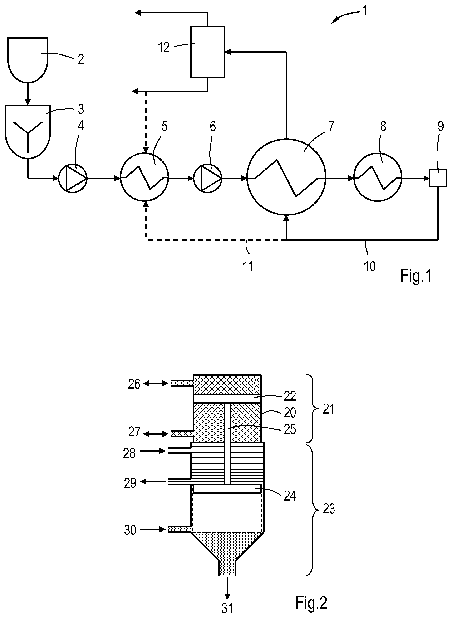Patent US12103876 Figure 1 – Method of and system for processing a slurry containing organic components