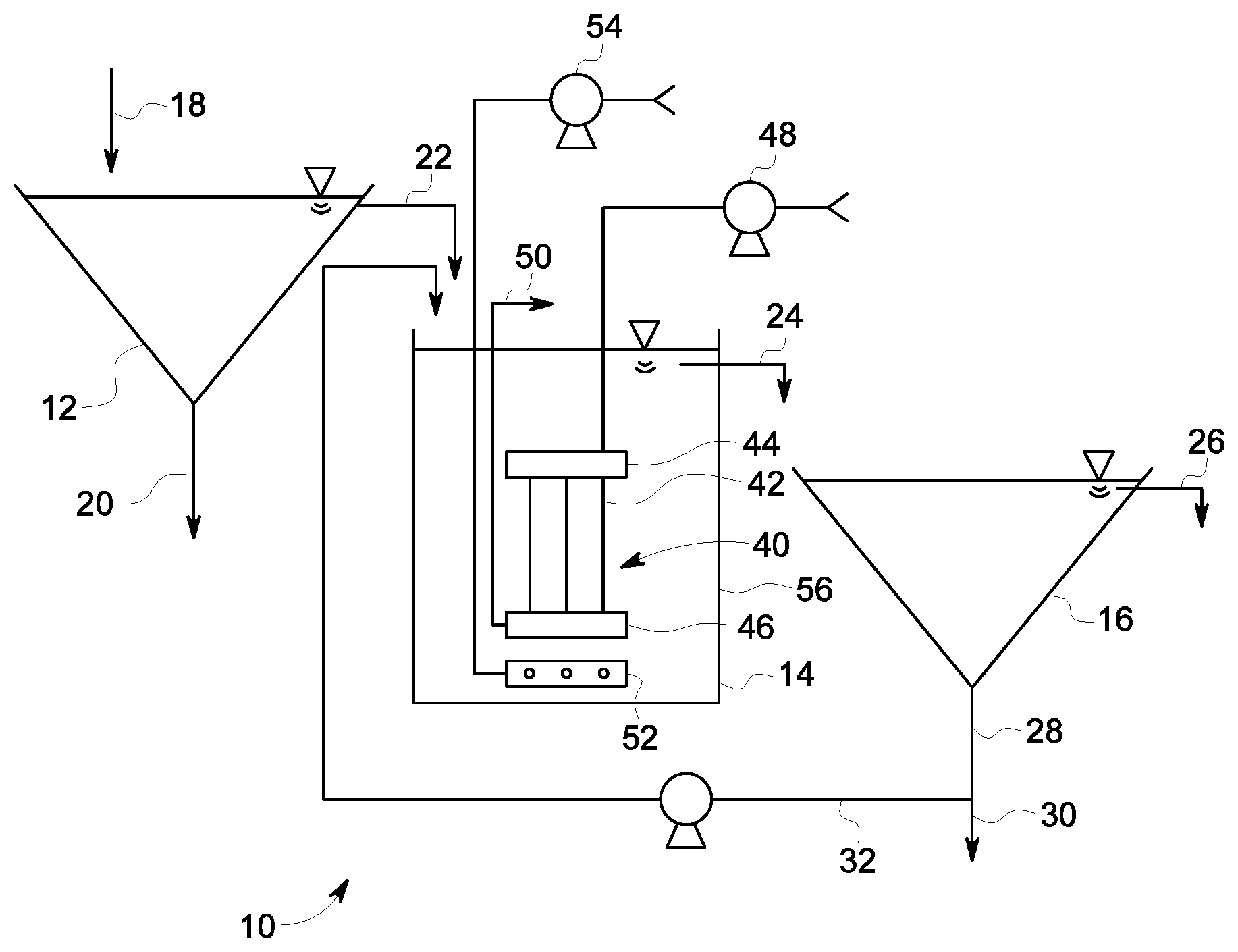 Patent US12103877 — Process for managing worms in membrane aerated biofilm — Figure 1