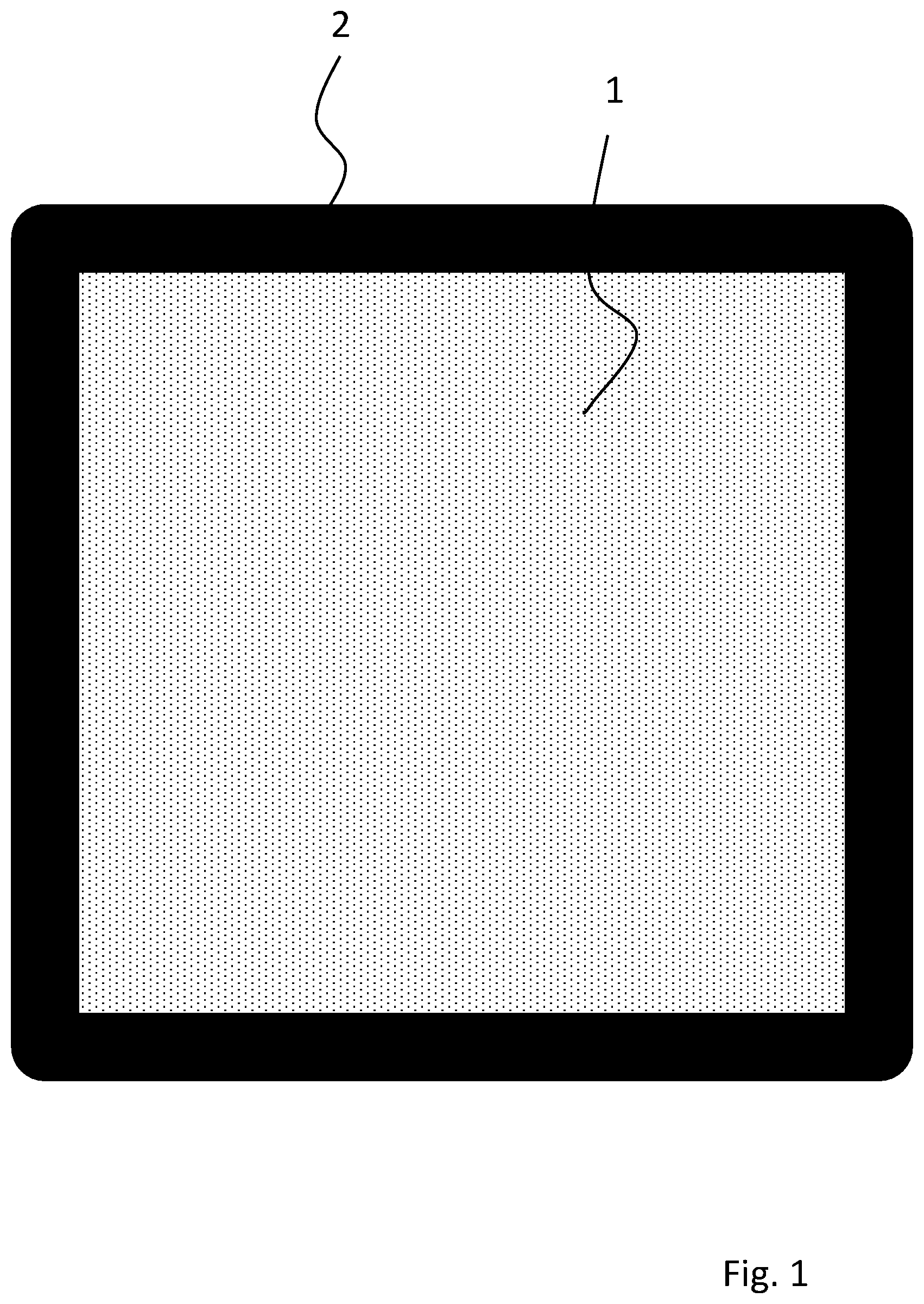 Patent US12103890 — Substrate provided with a coating based on a glass flux, glass flux material, and method for coating a glass or glass ceramic substrate — Figure 1