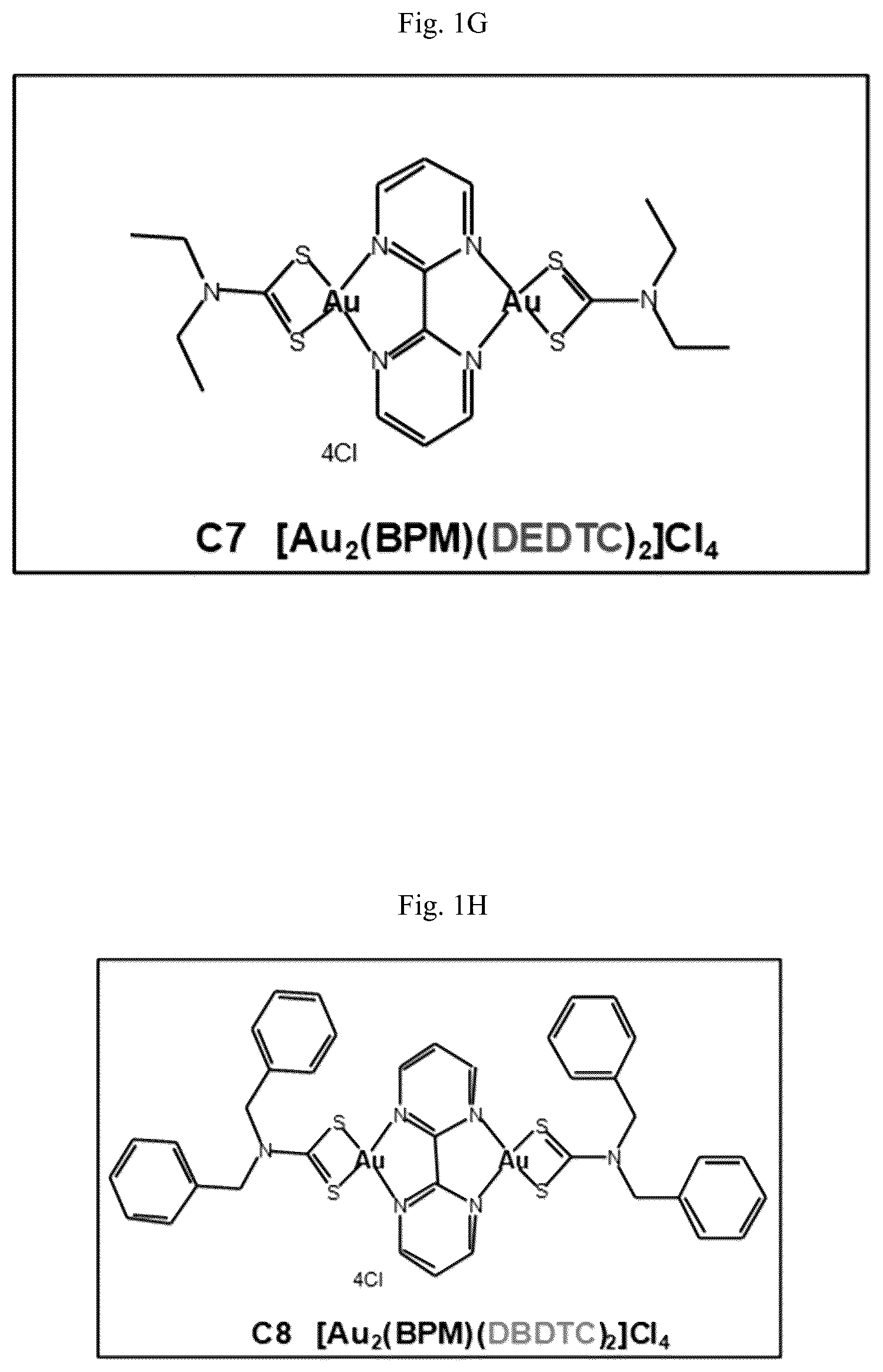 Patent US12103940 Figure 4 – Cytotoxicity assay composition and gold (III) complex