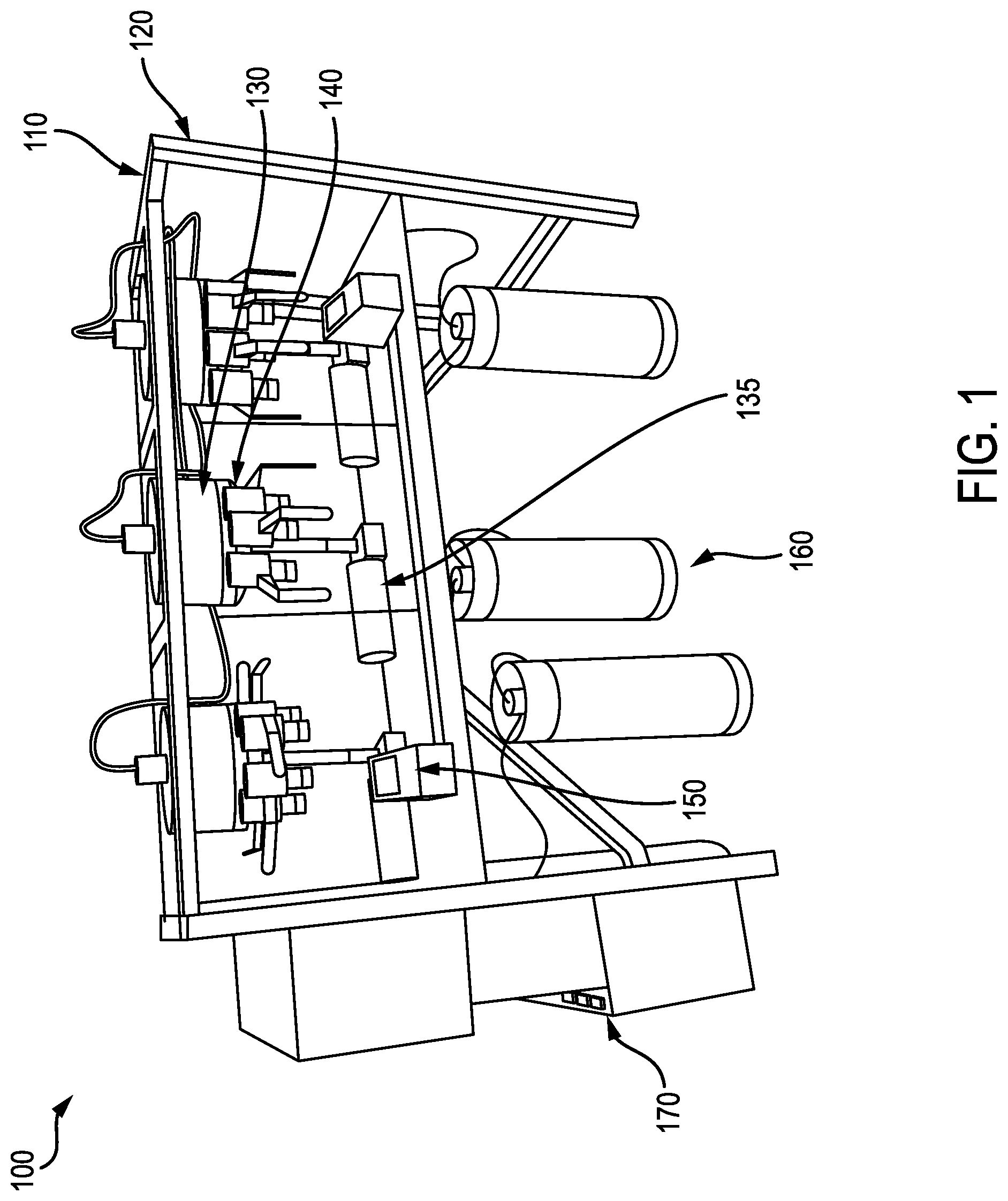 Patent US12104128 — Apparatus to simulate biocide performance in crude pipeline conditions — Figure 1