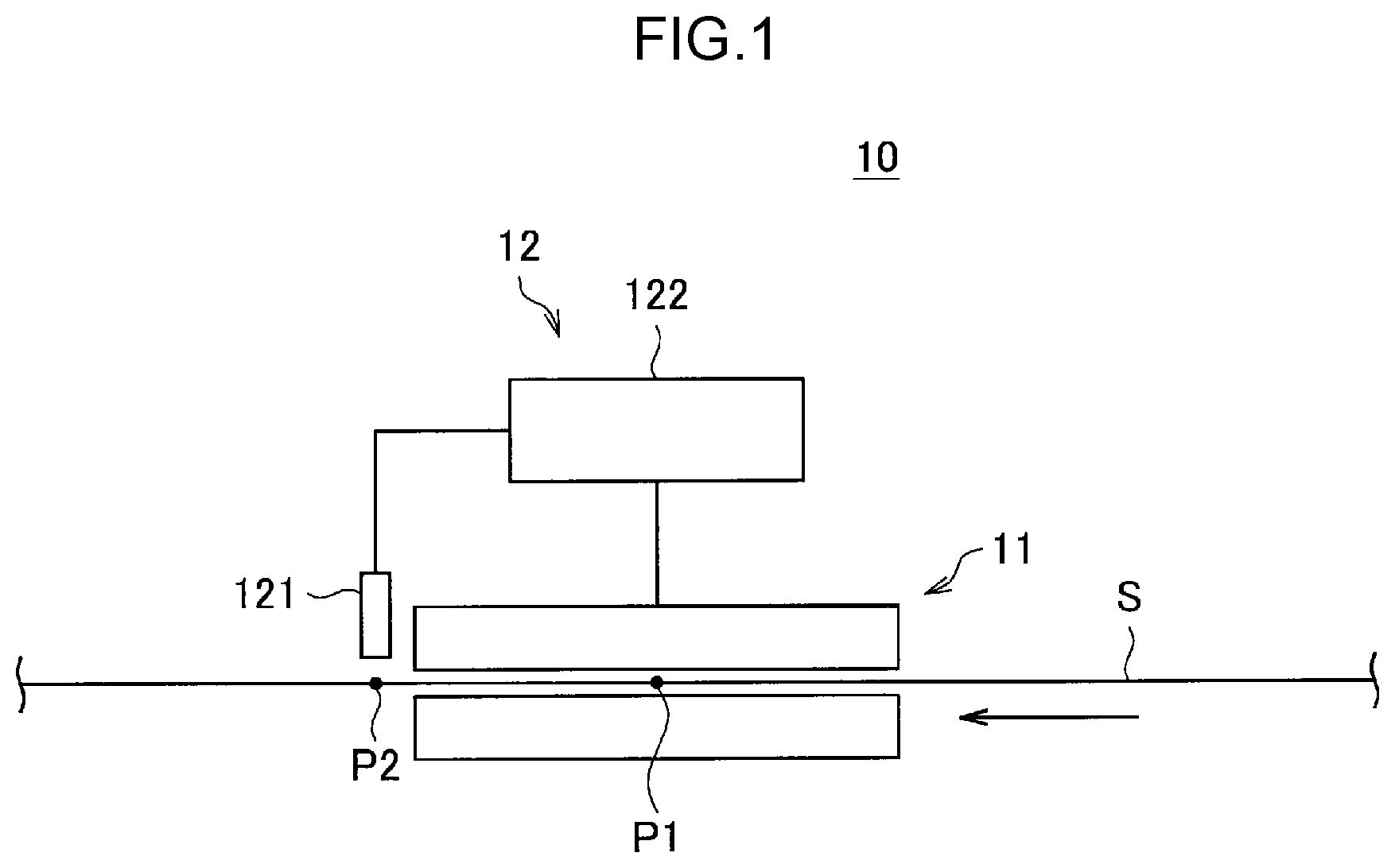 Patent US12104221 — Metal strip induction heating method and induction heating apparatus — Figure 1