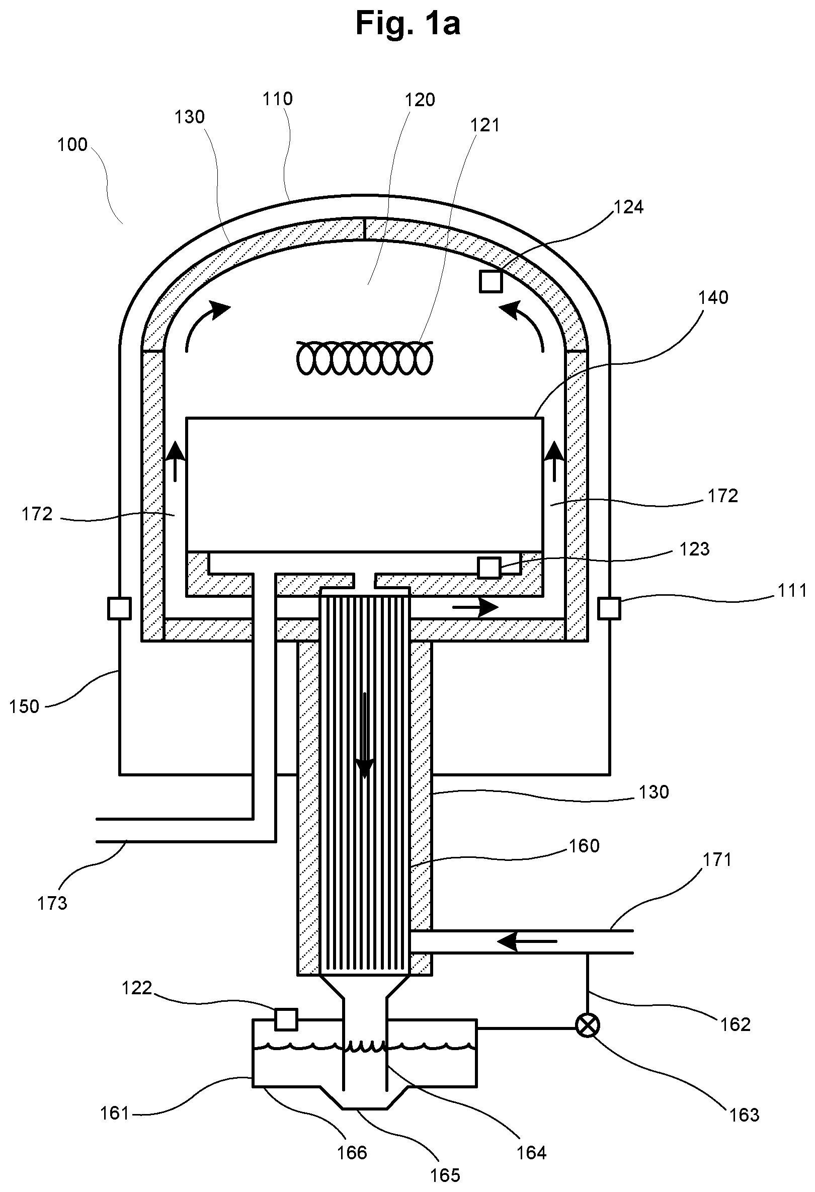Patent US12104222 — Method and device for producing direct reduced metal — Figure 1