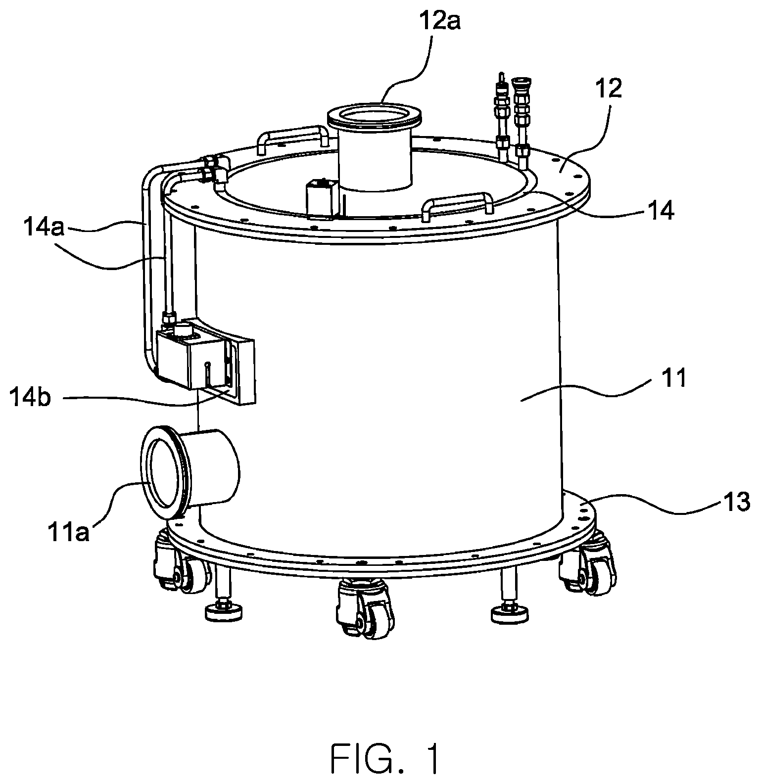 Patent US12104247 — Apparatus for trapping multiple reaction by-products for semiconductor process — Figure 1