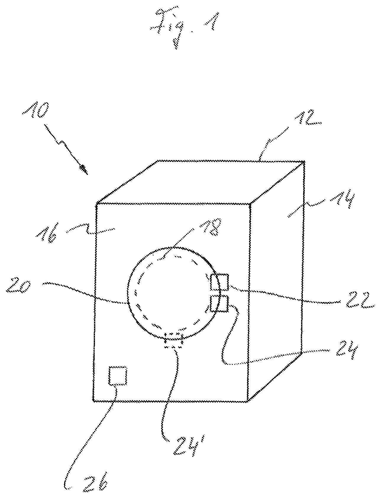 Patent US12104305 — Proximity control device and domestic electrical appliance equipped therewith — Figure 1