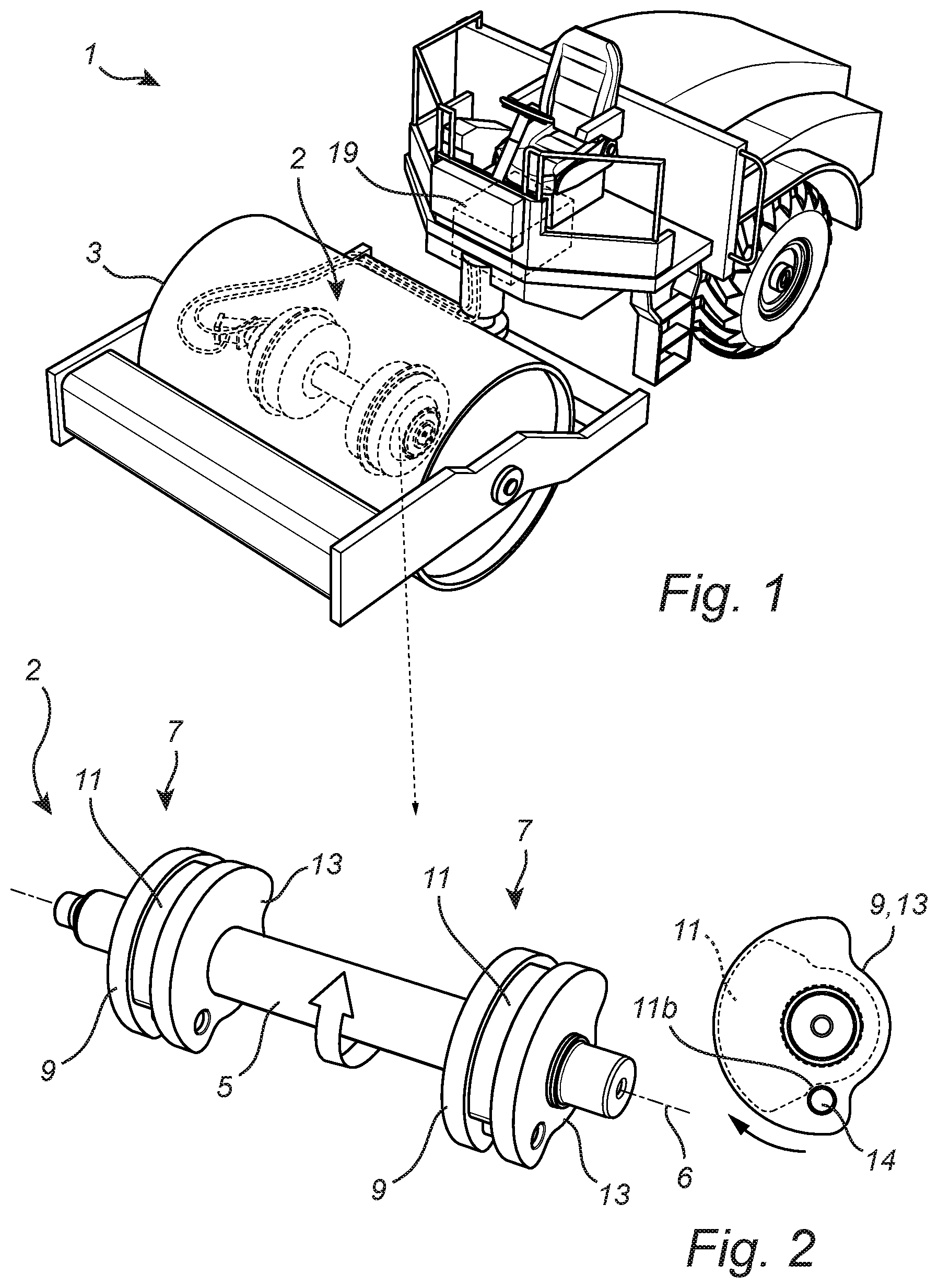 Patent US12104334 — Method of controlling operation of a vibratory roller — Figure 1