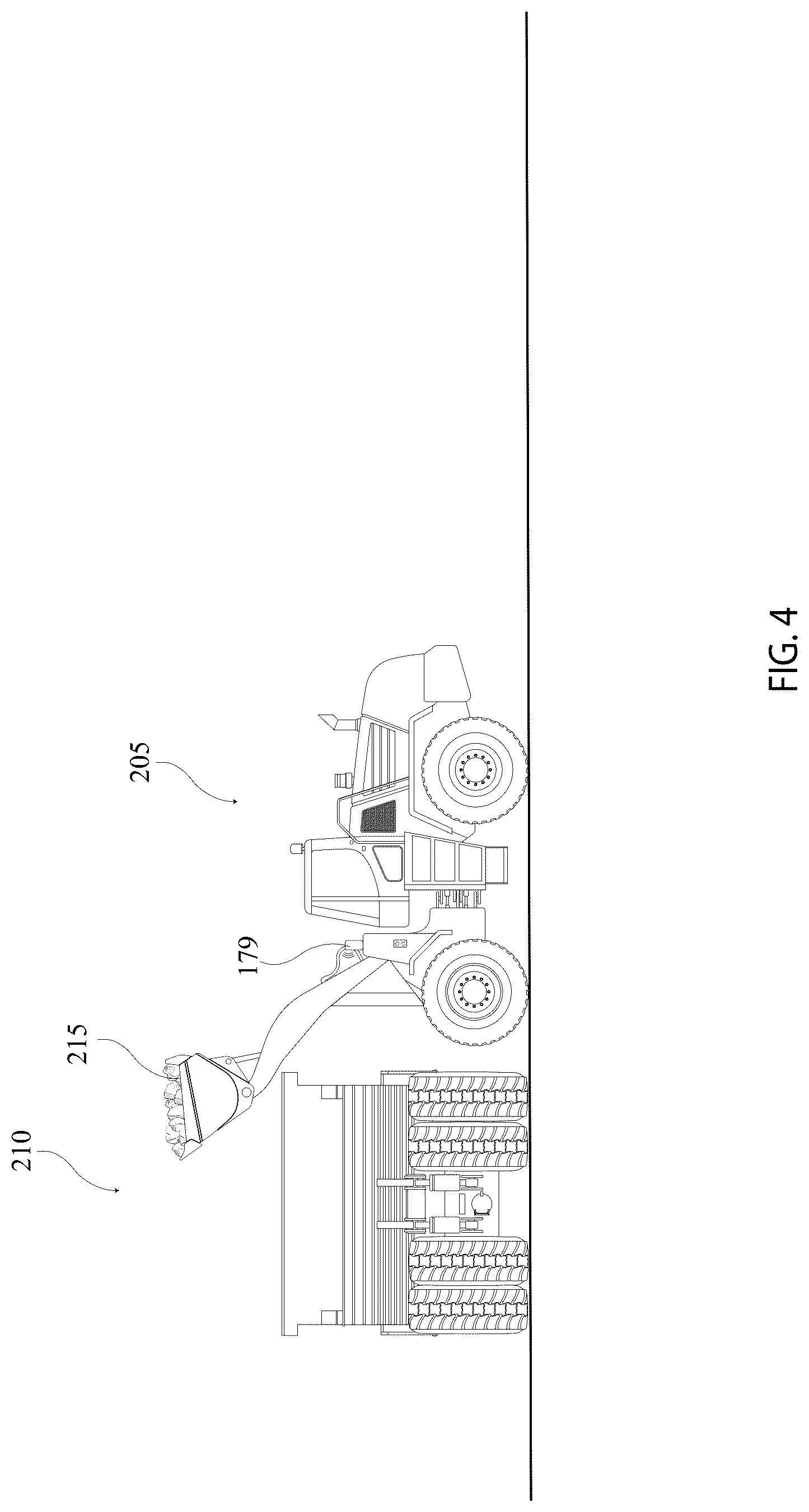Patent US12104355 Figure 4 – Truck load dumping for an autonomous loader