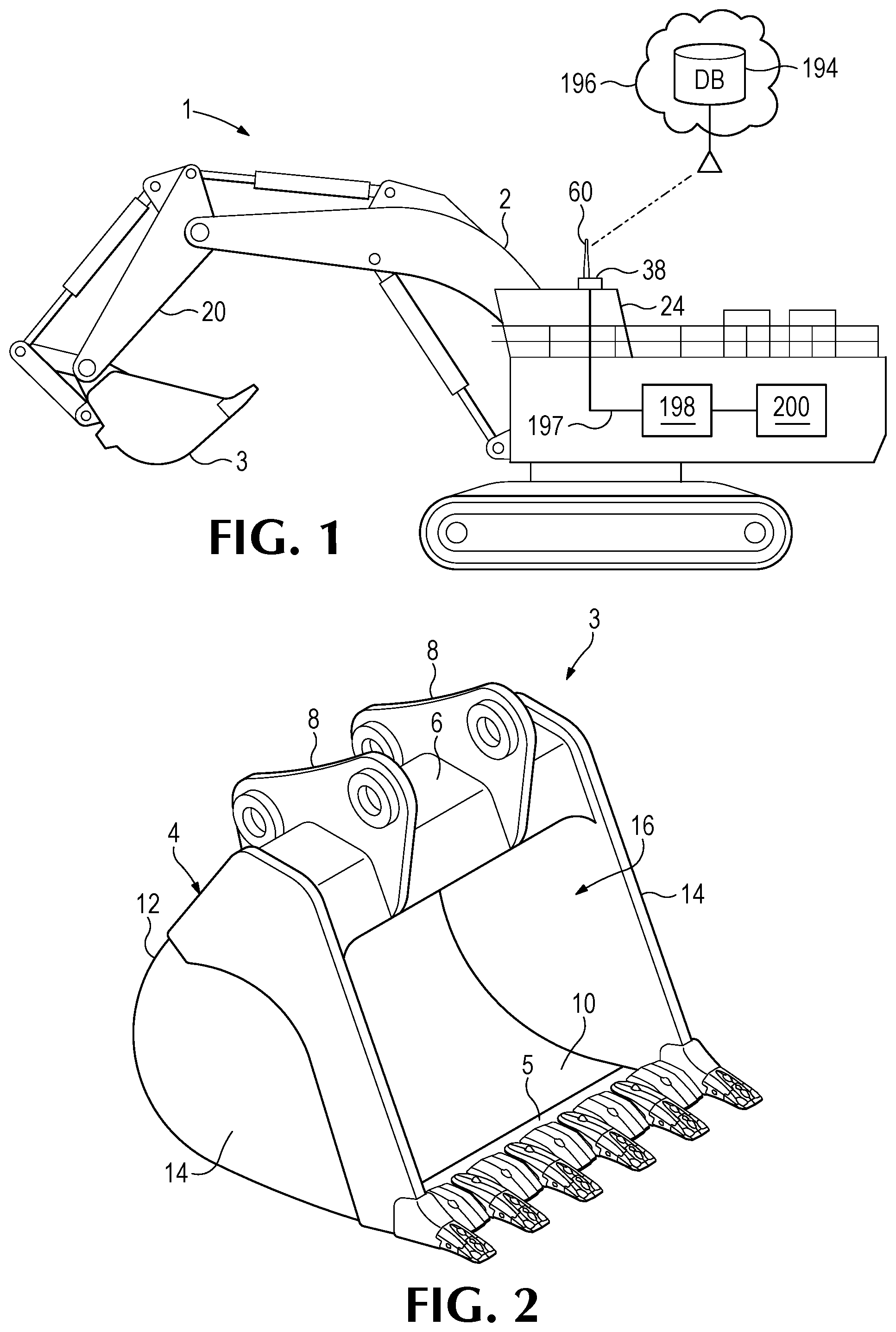 Patent US12104359 — Monitoring ground-engaging products for earth working equipment — Figure 1