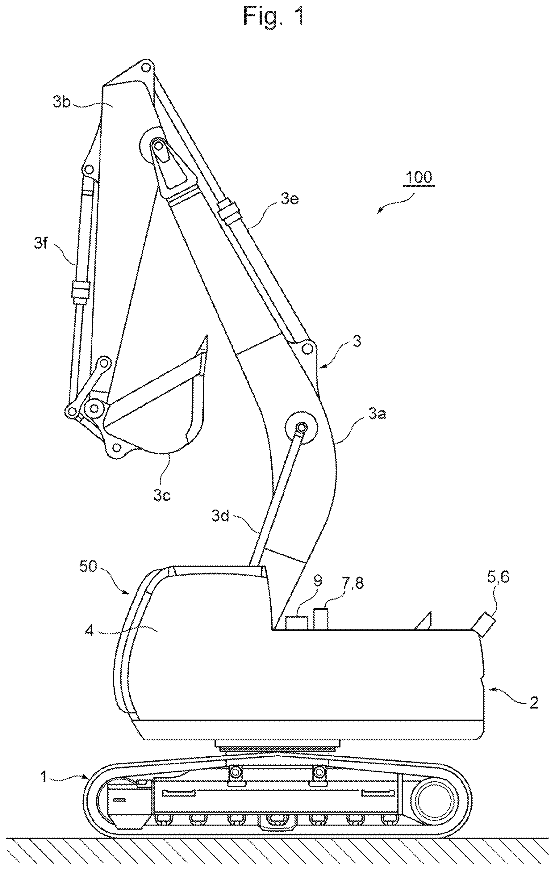 Patent US12104360 — Construction machine — Figure 1