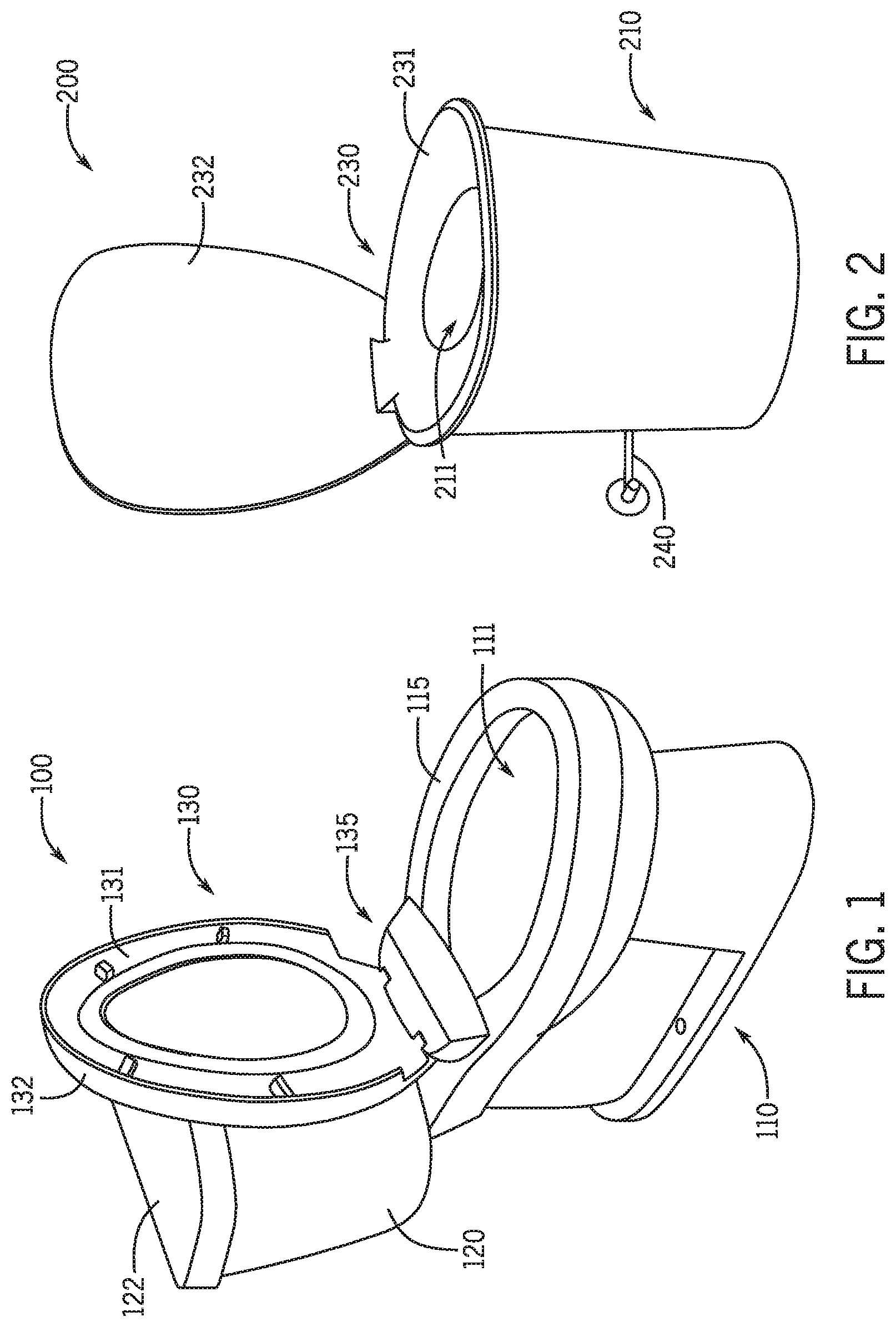 Patent US12104366 — Clean toilet and accessories — Figure 1