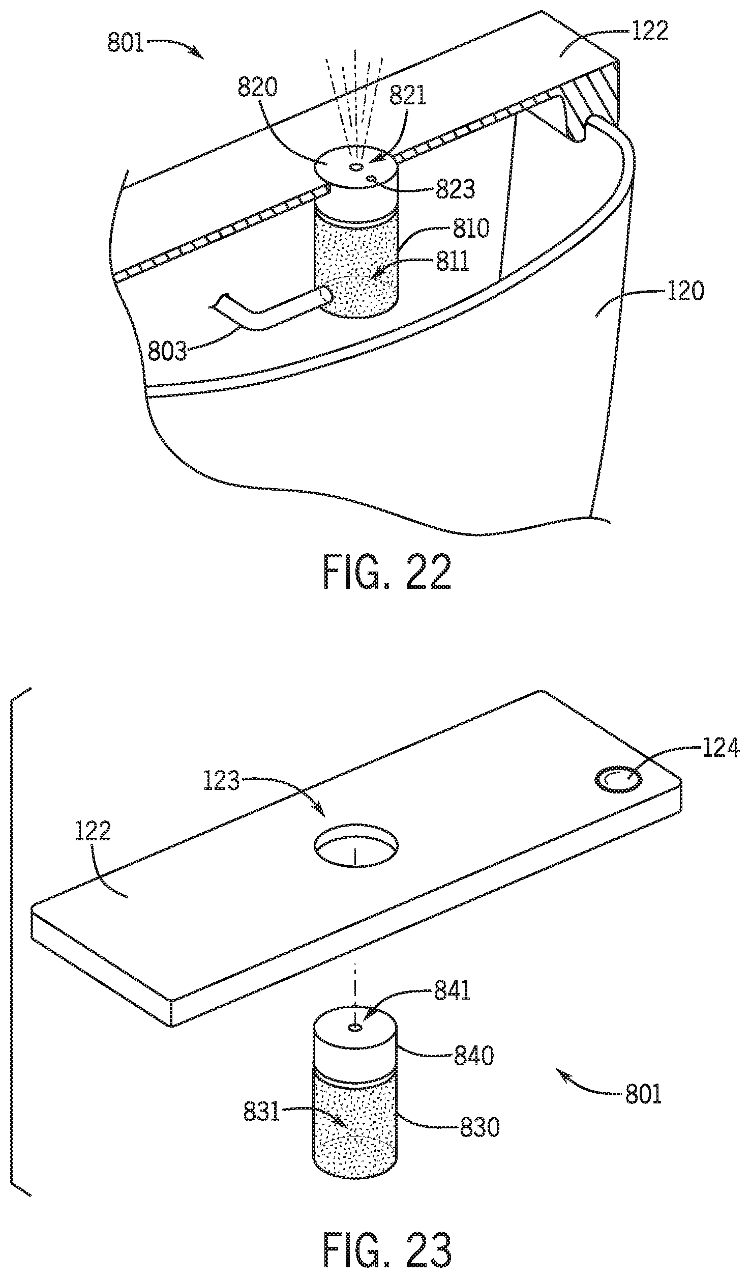 Patent US12104366 Figure 11 – Clean toilet and accessories