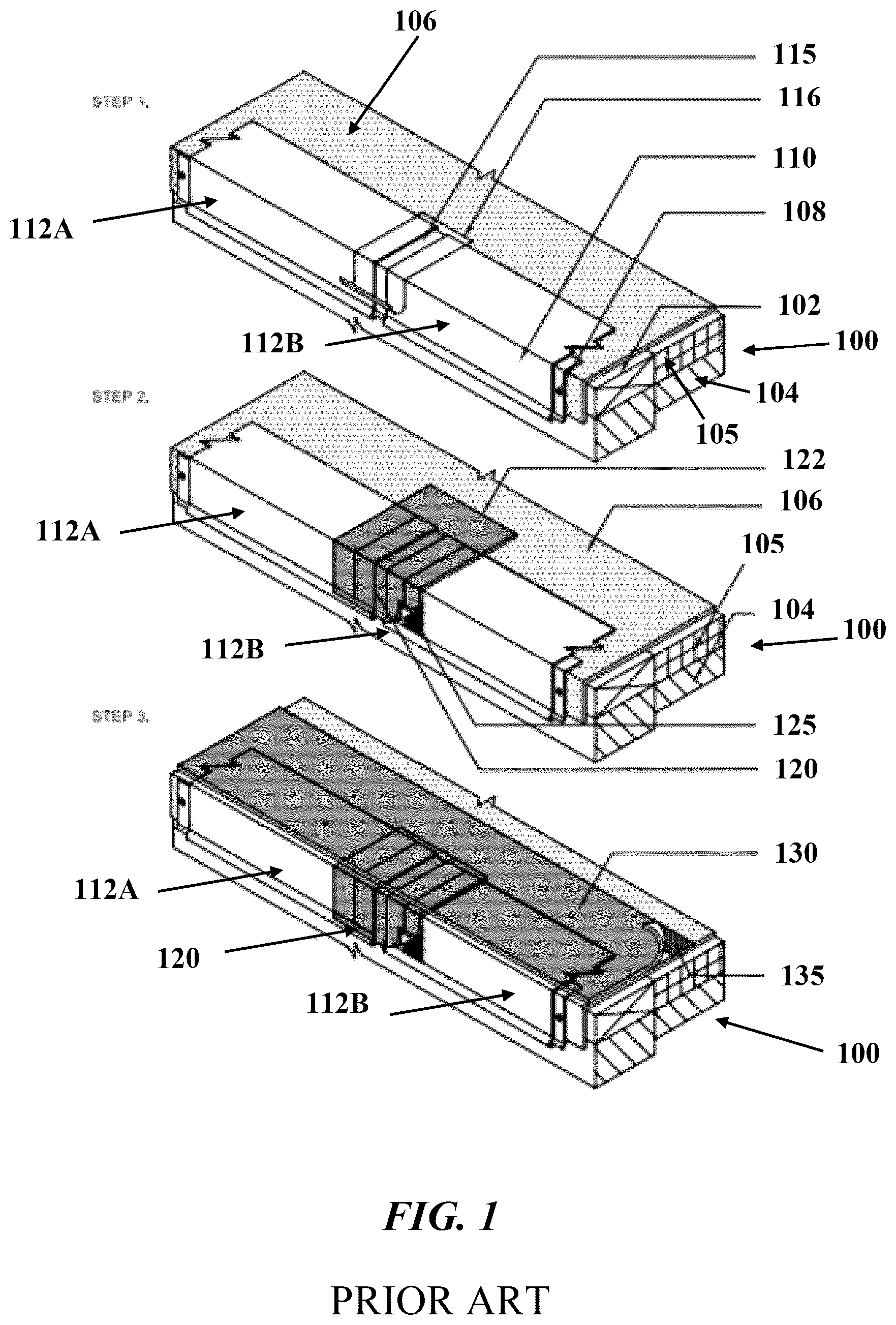 Patent US12104382 — Roofing drip edge device and a method of installing a roofing drip edge device — Figure 1