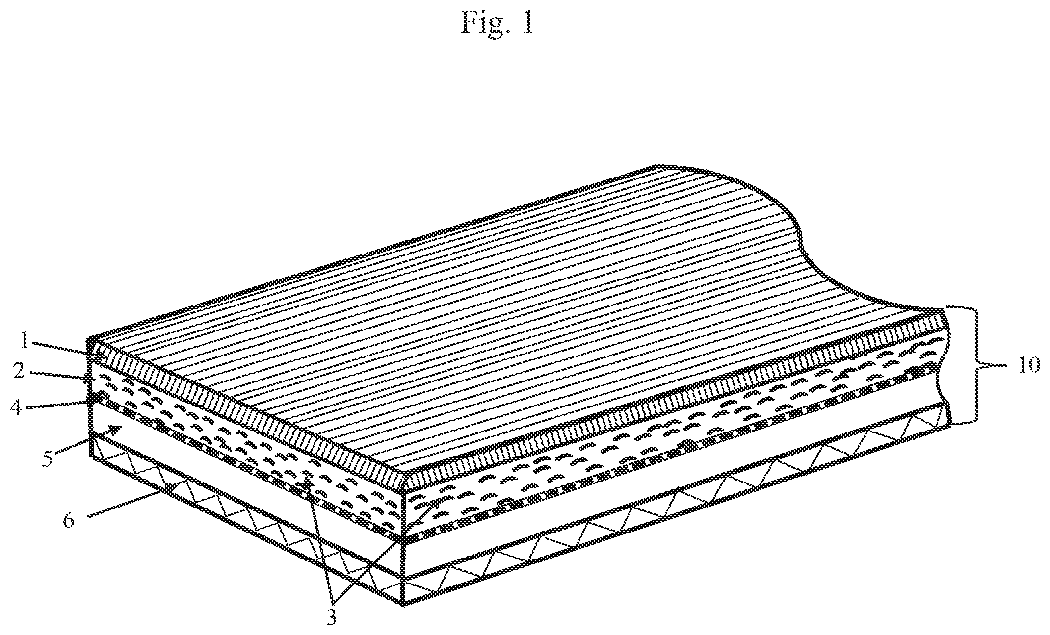 Patent US12104385 — Flame retardant building construction material and process — Figure 1